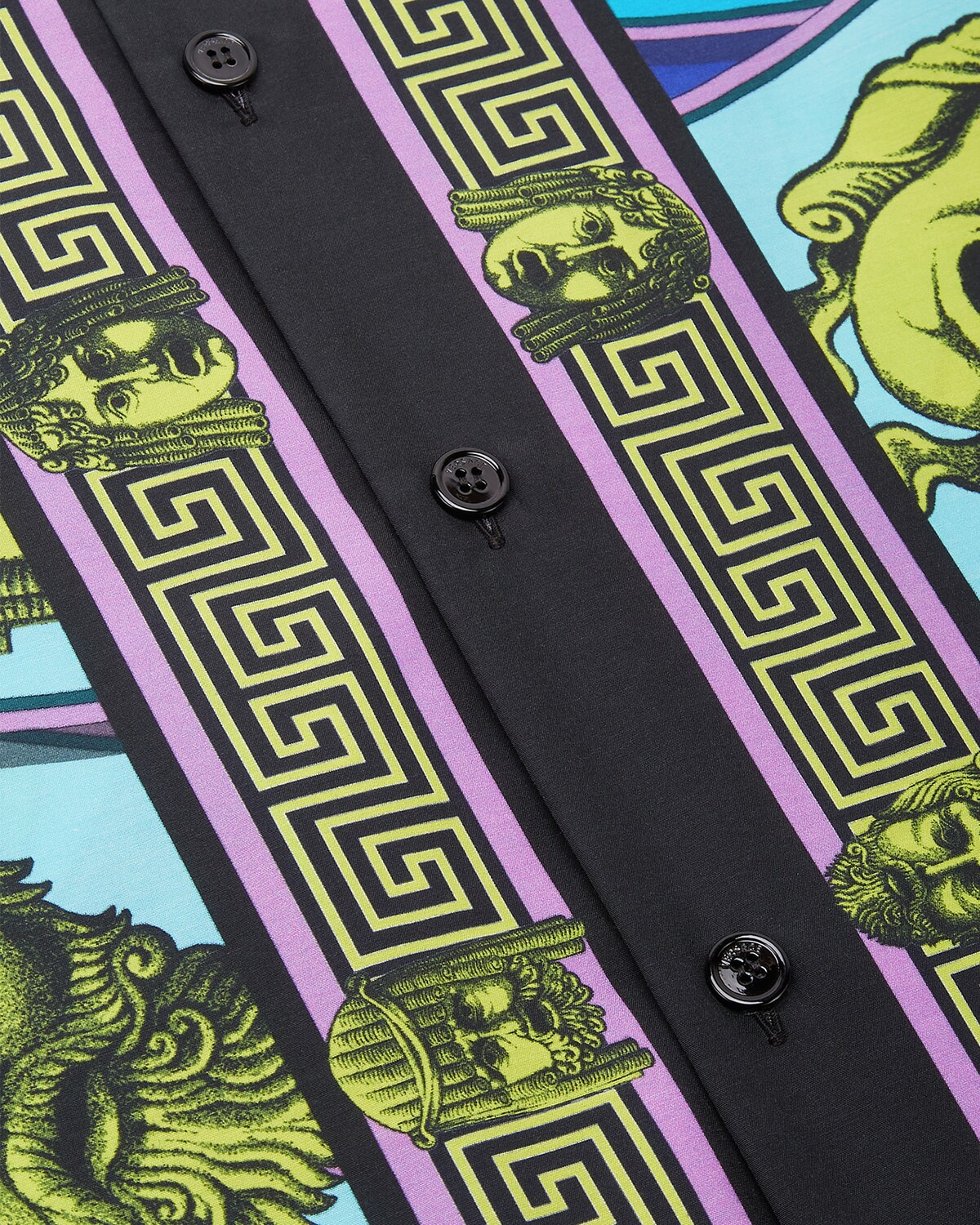 Versace Le Maschere Silk Shirt for Men UK Online Store