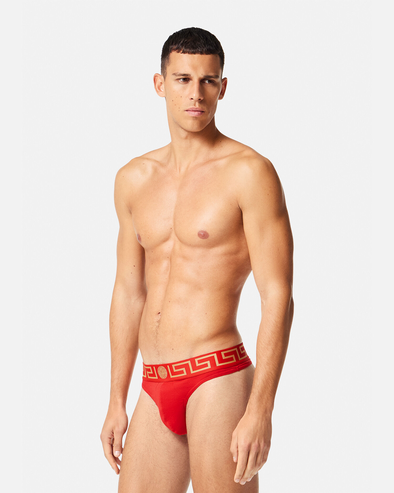 Versace Tanga con borde de Greca para Hombre EU Boutique en L nea