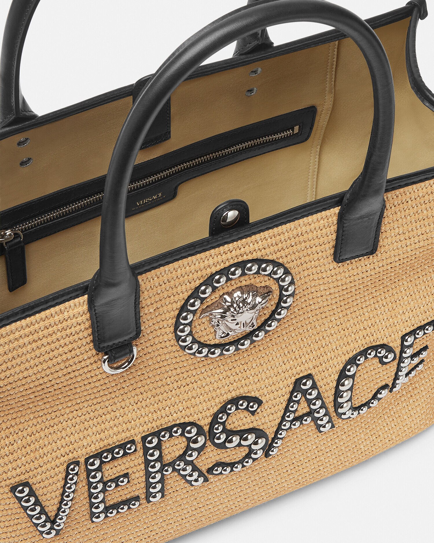 Versace deals studded bag