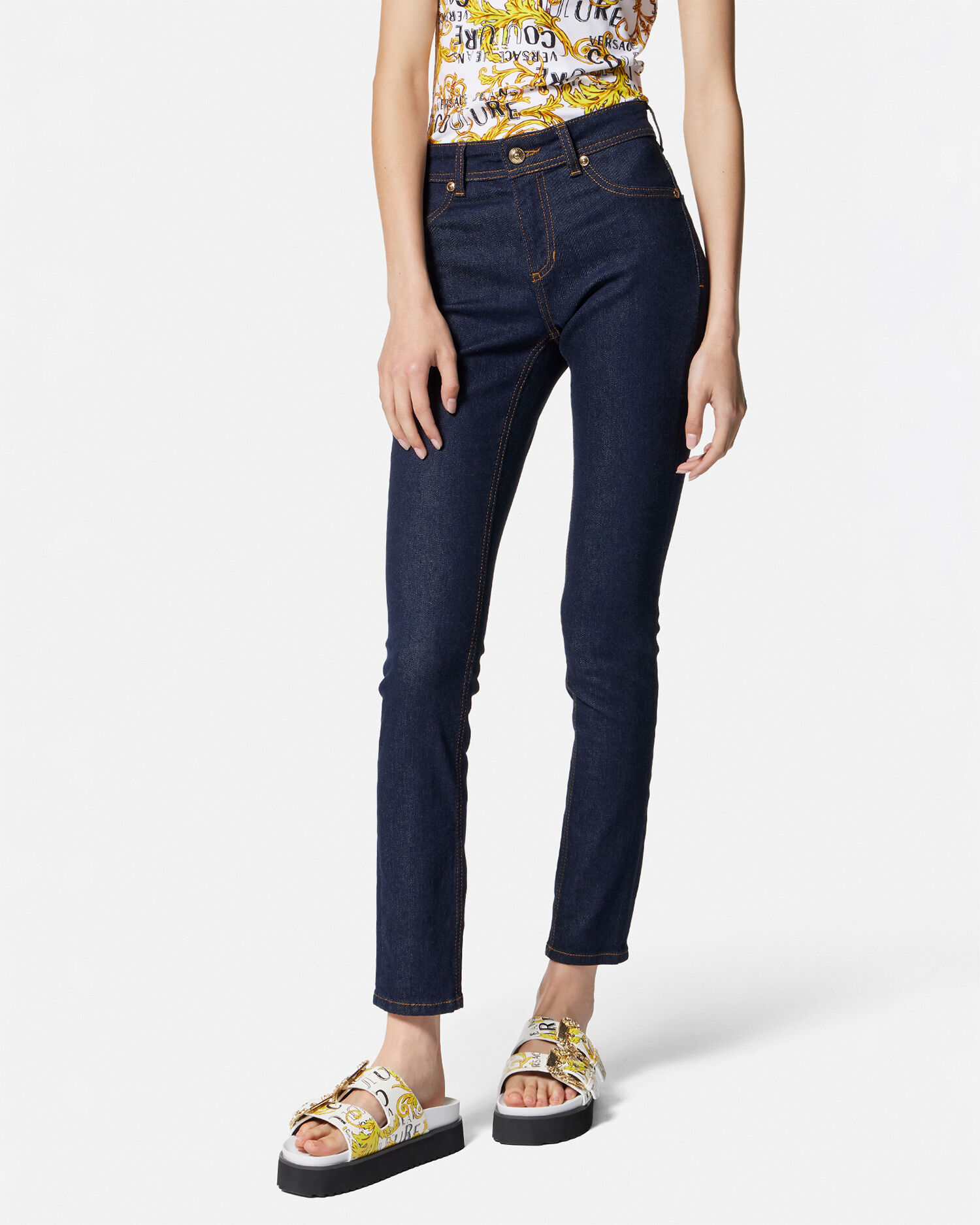 Blue jeggings online best sale