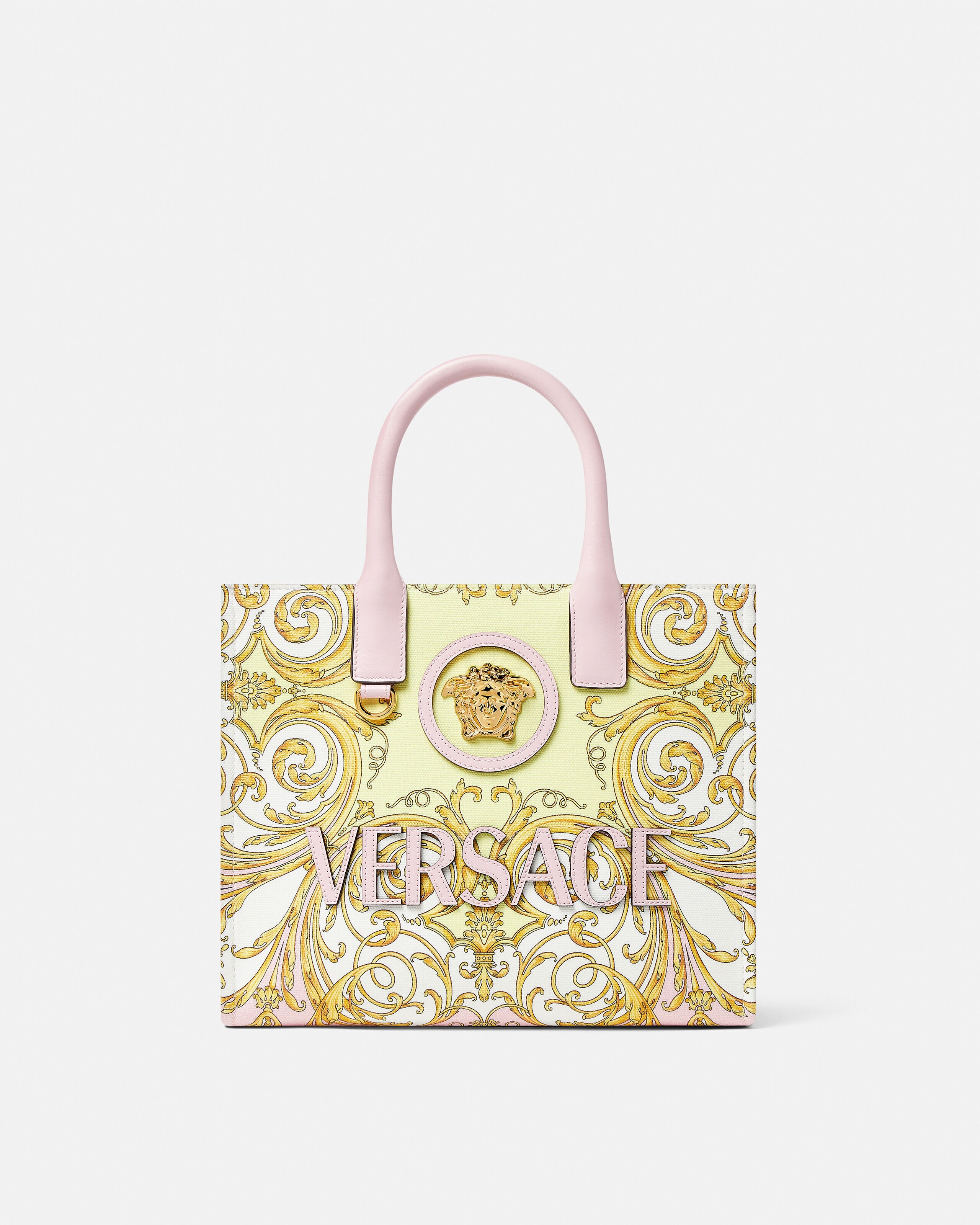 La Medusa Printed Small Canvas Tote