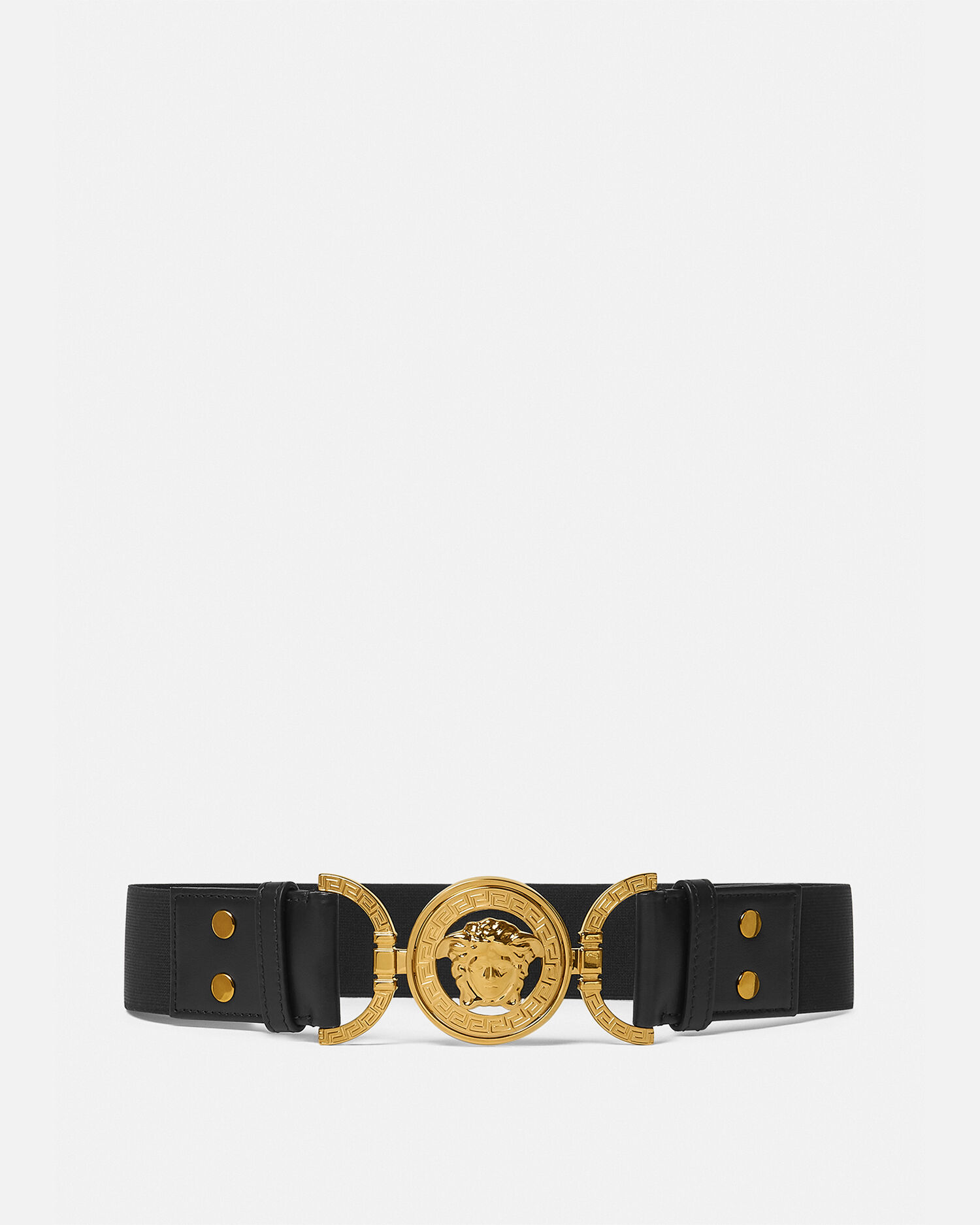 Versace gold medusa belt top