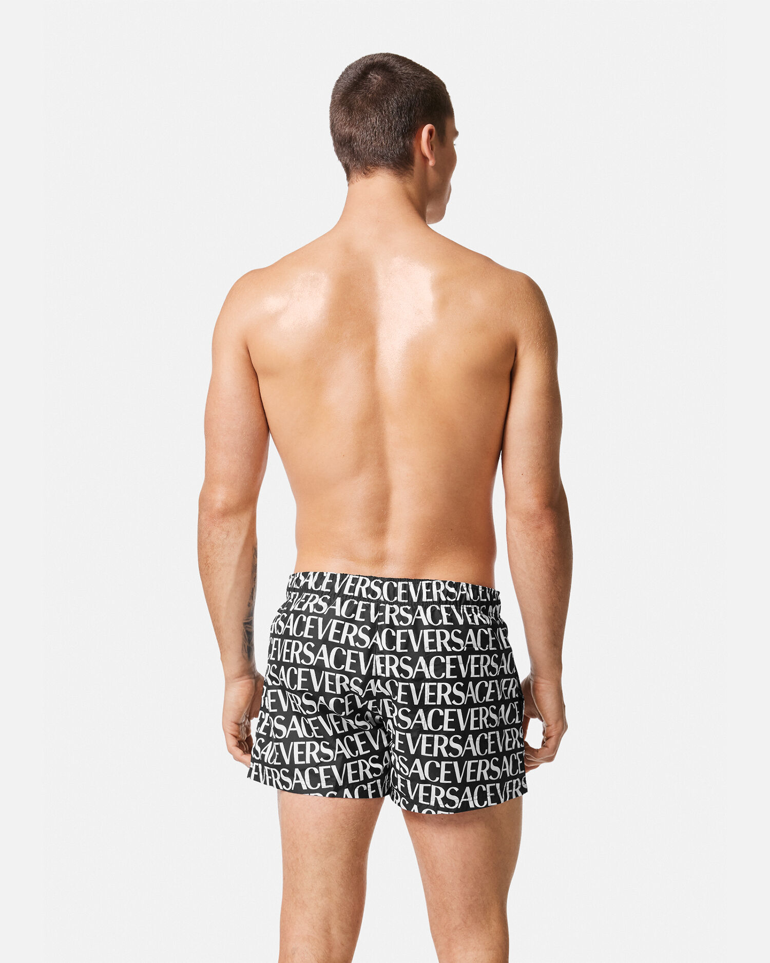 Versace swim trunks mens on sale