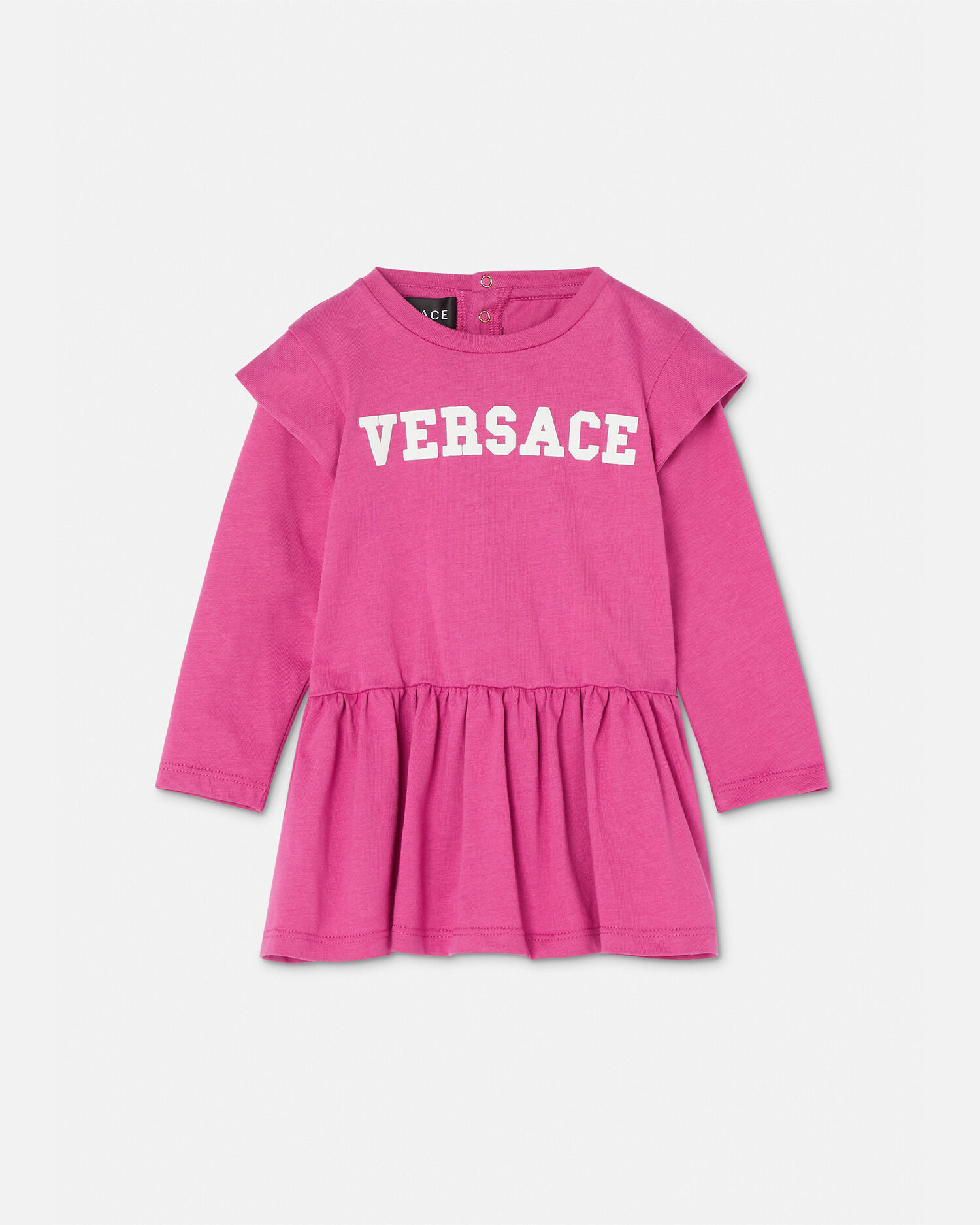 Versace Kids Abito Varsity Versace Logo Baby per Bimba Online
