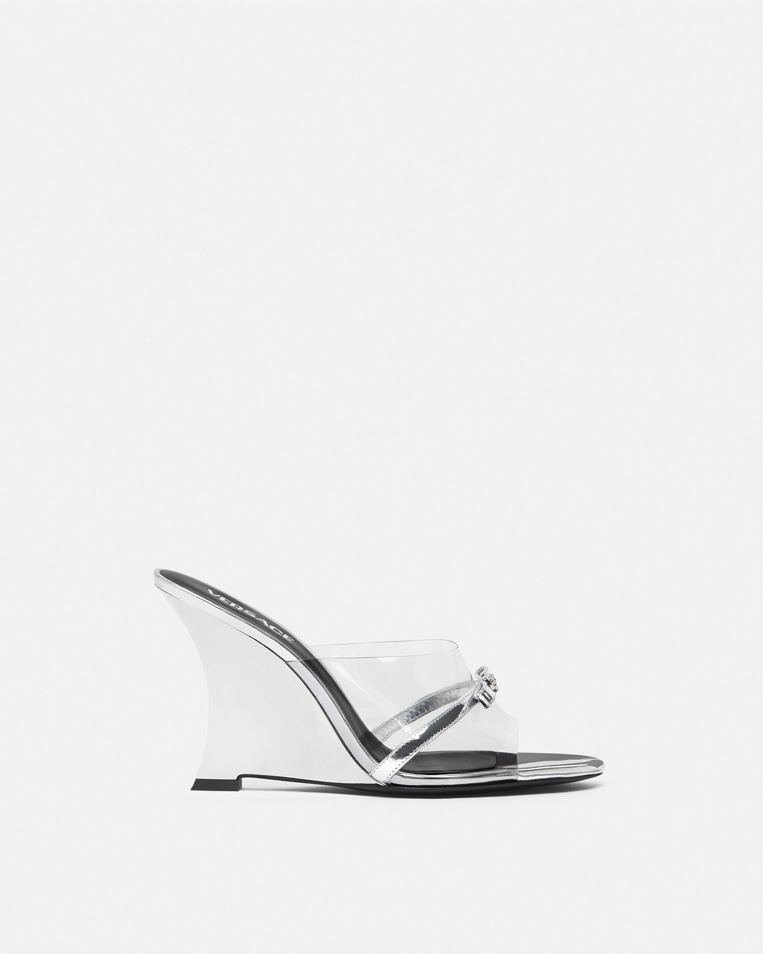 Versace mules pvc top