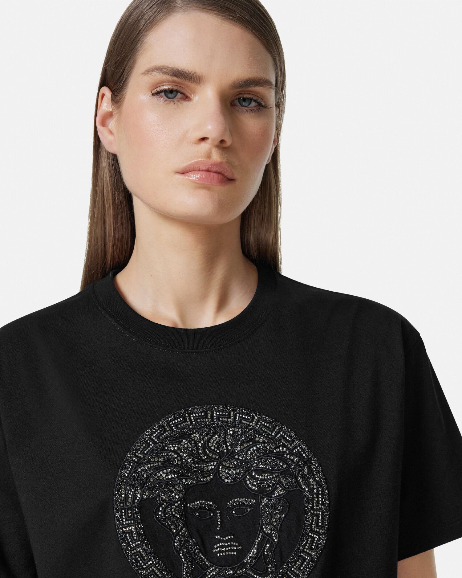 Women s Designer T shirts VERSACE US