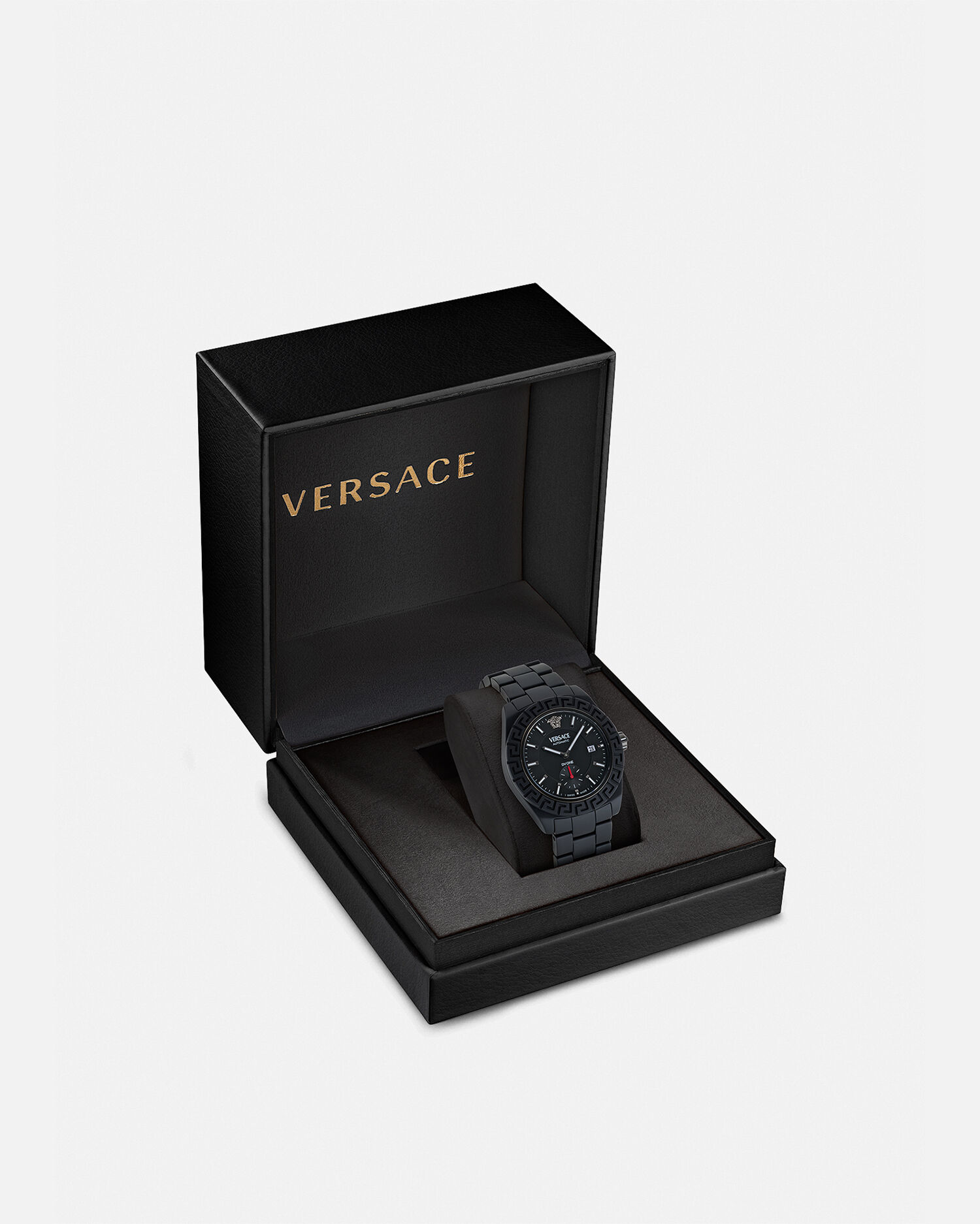 DV One Automatic Watch Black VERSACE IN