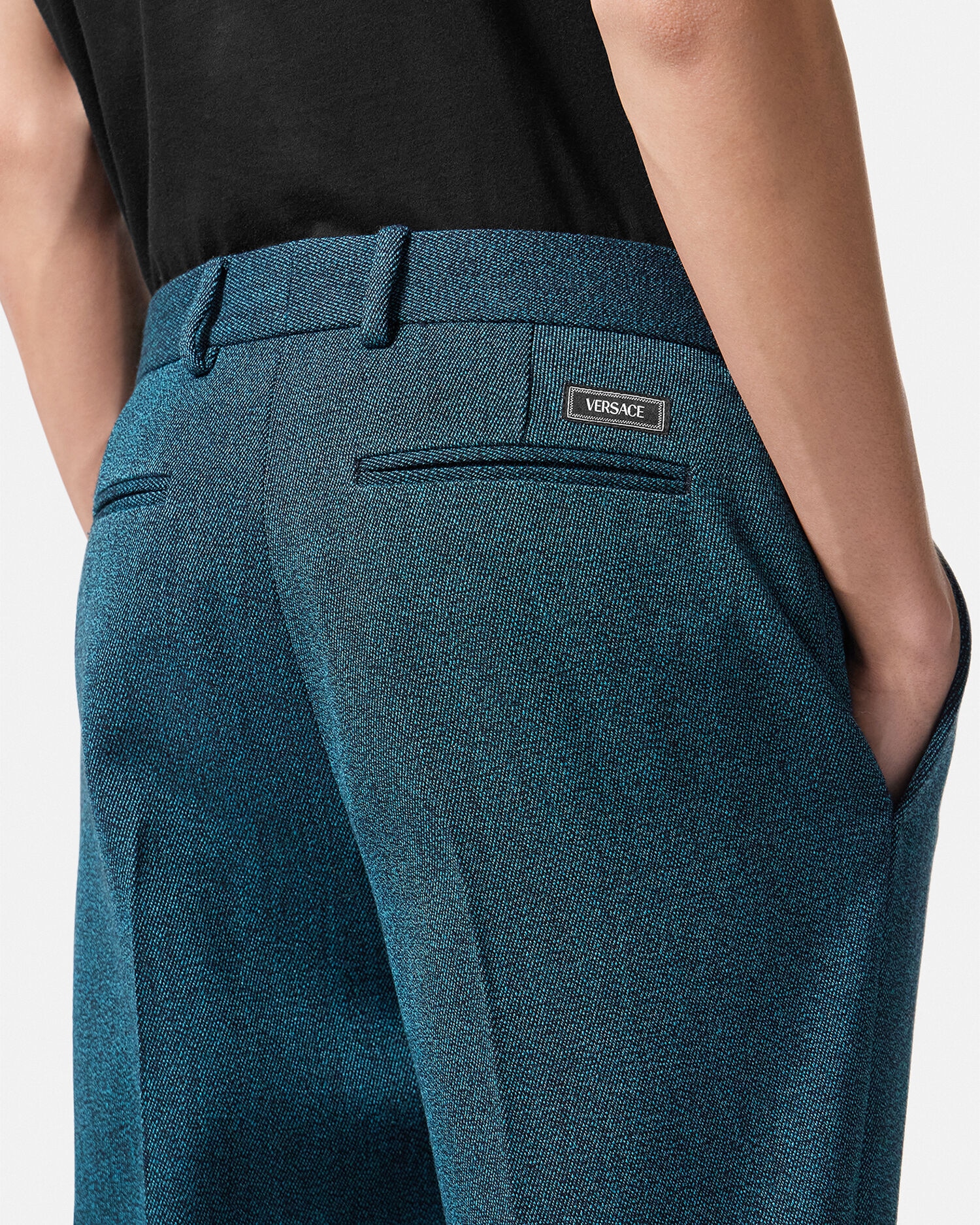 Pantalones de mezclilla versace store