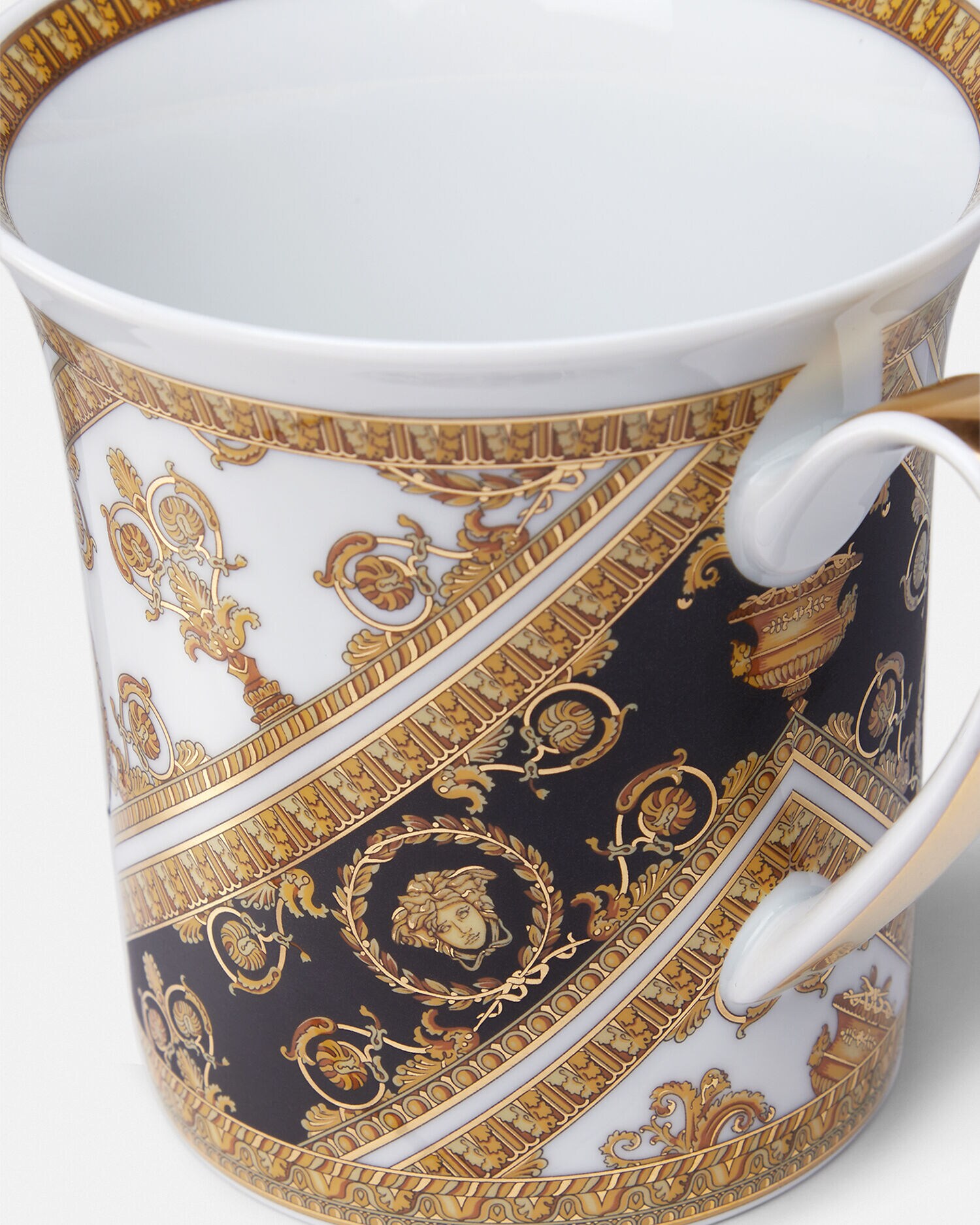 I ♡ Baroque Black Mug Print | VERSACE US