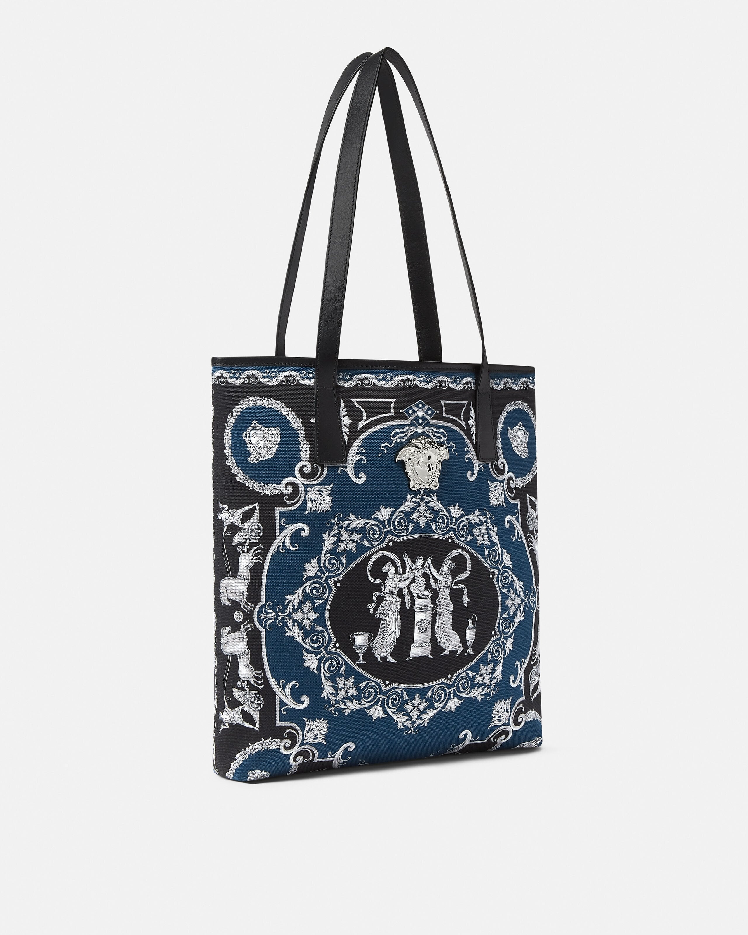 La Medusa Printed Canvas Tote