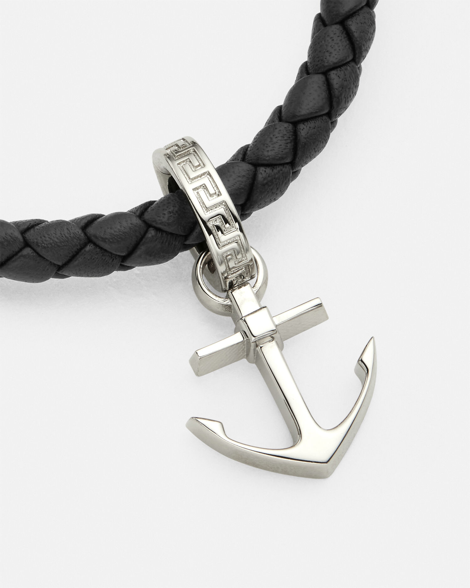 Nautical Medusa Leather Bracelet