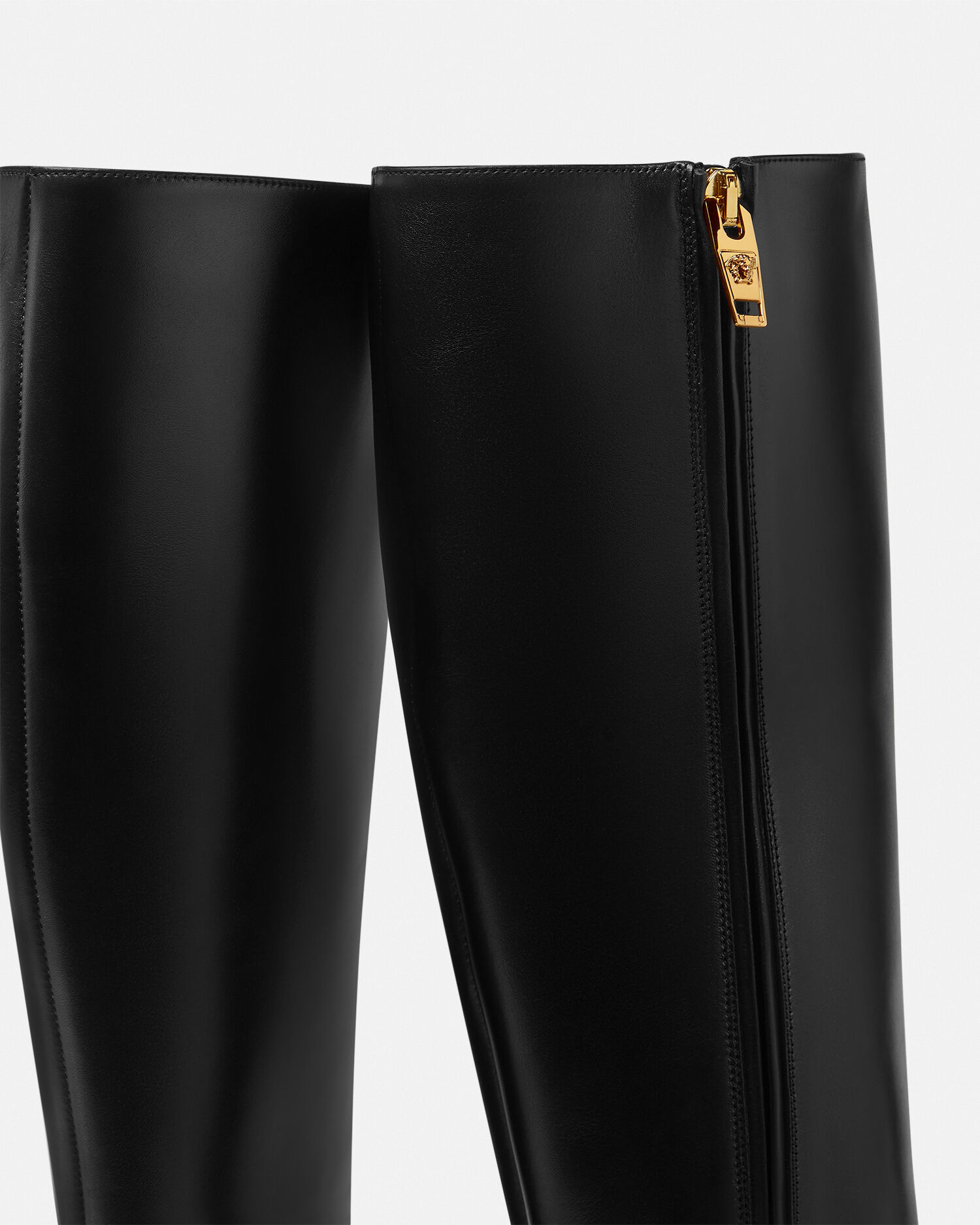 Versace Aevitas Leather Platform Boots VERSACE