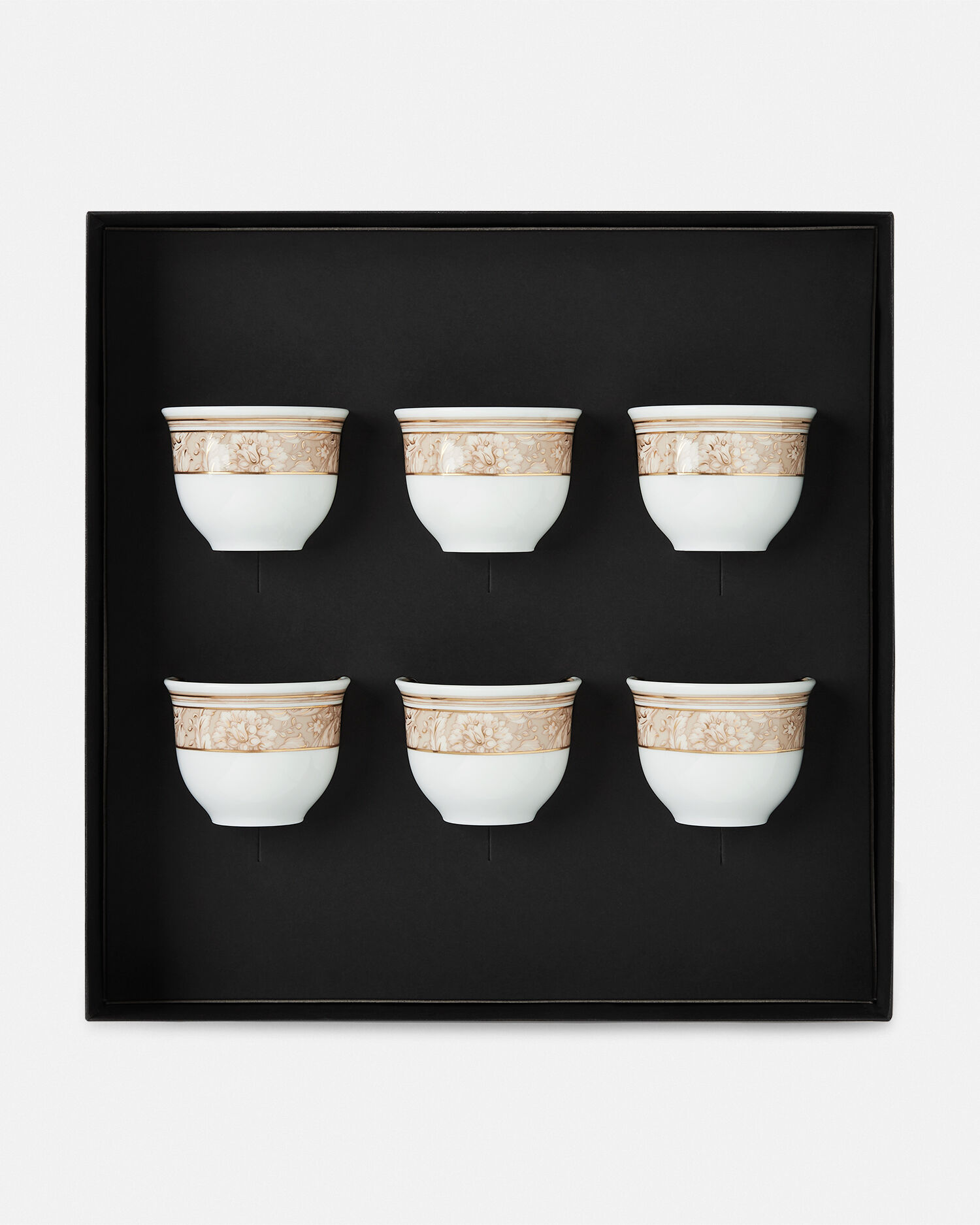 Barocco Beige Espresso Cups 6-Set
