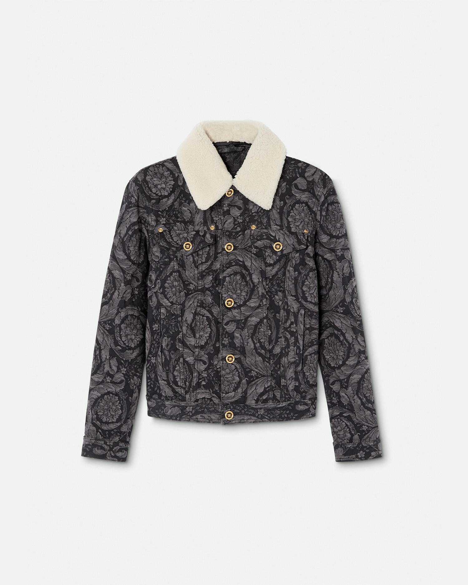 Versace blasone barocco denim jacket sales