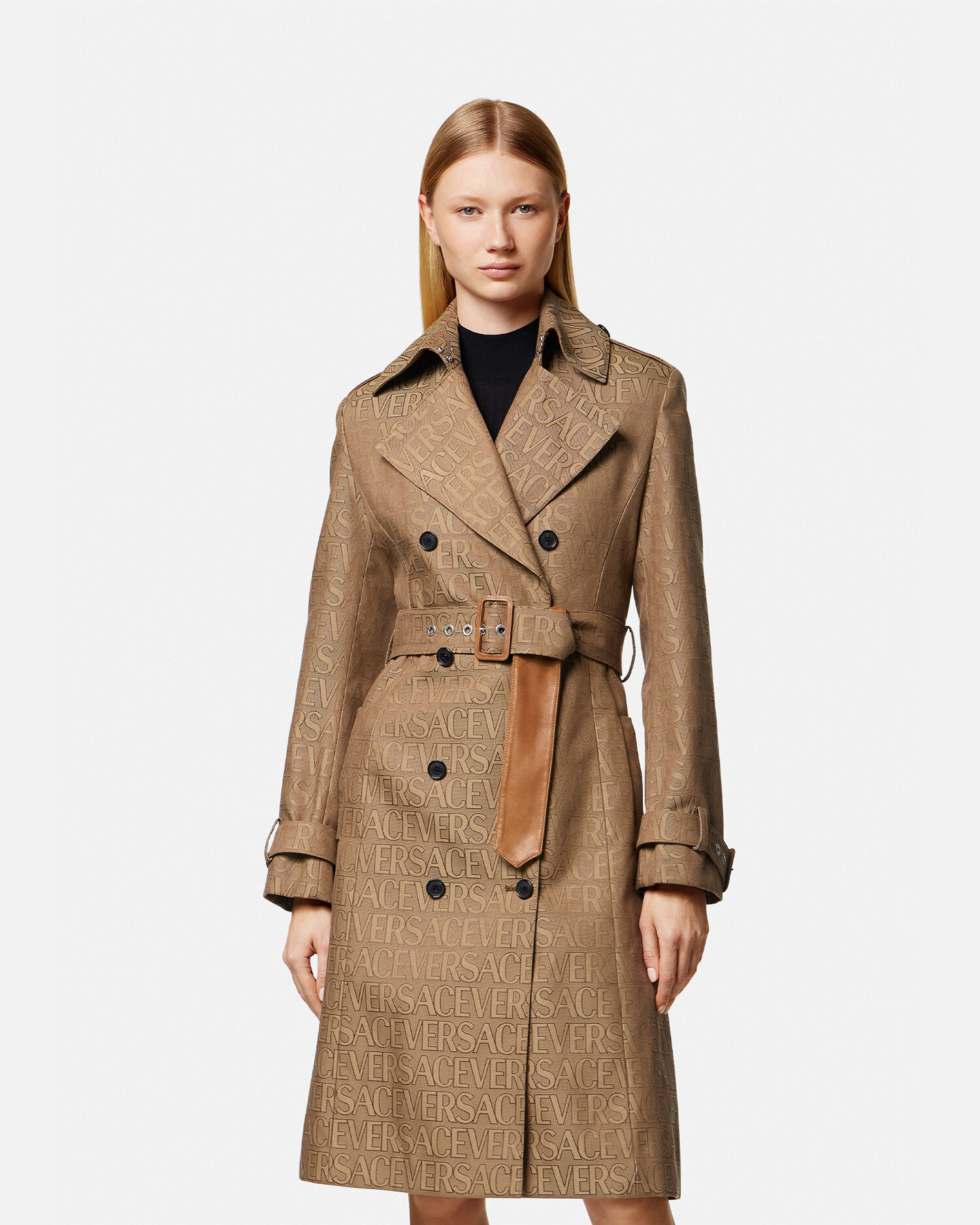 Versace online long coat