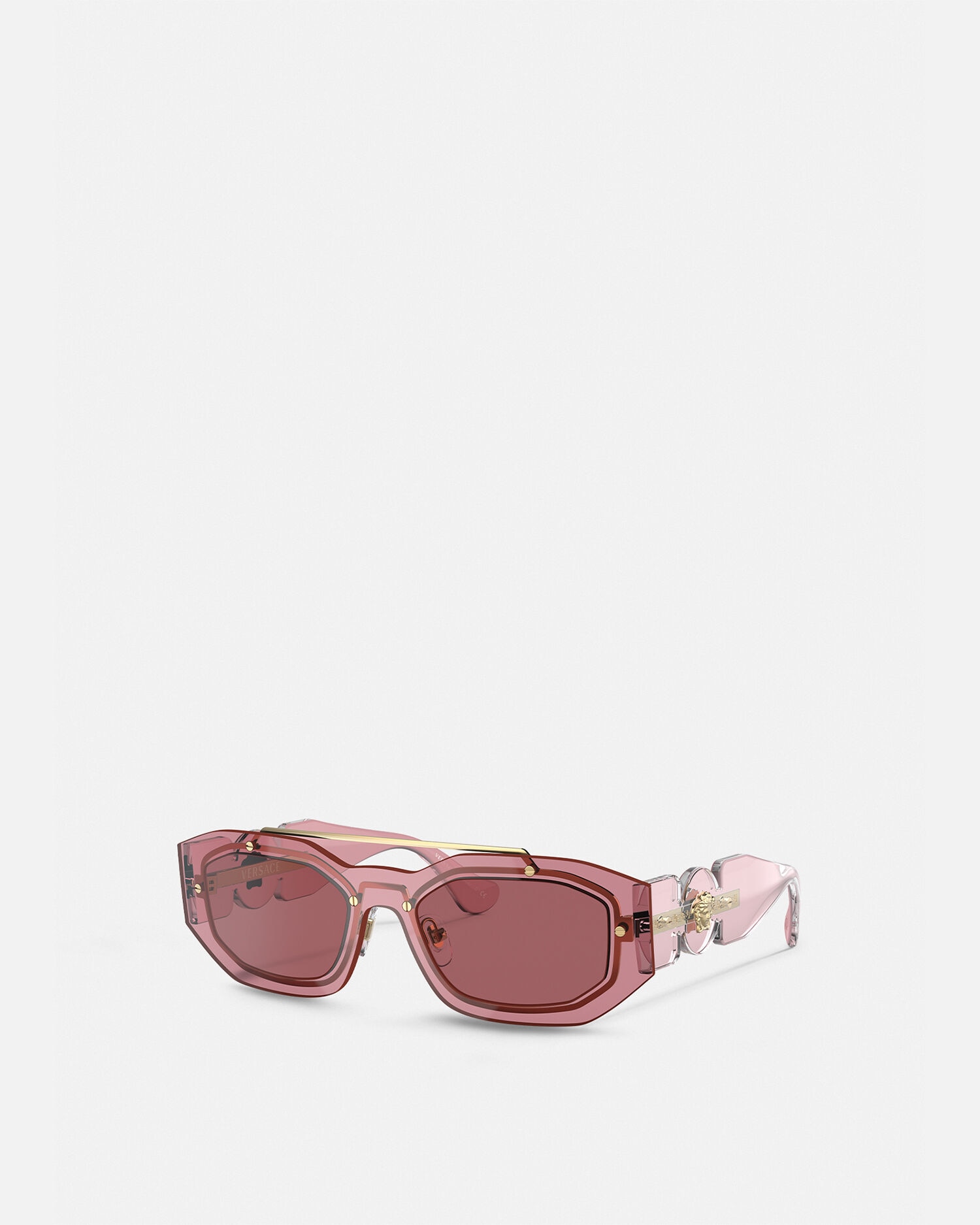 Pink shop versace sunglasses