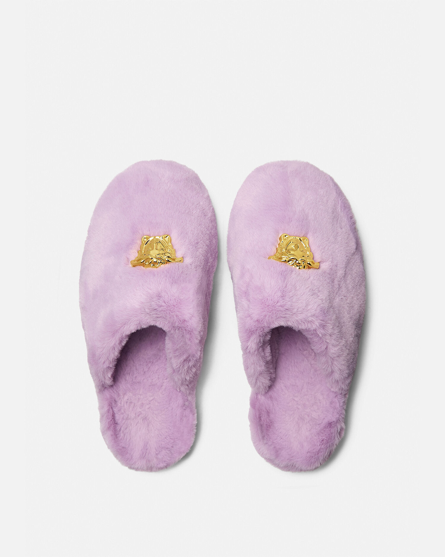 Versace fur slippers clearance