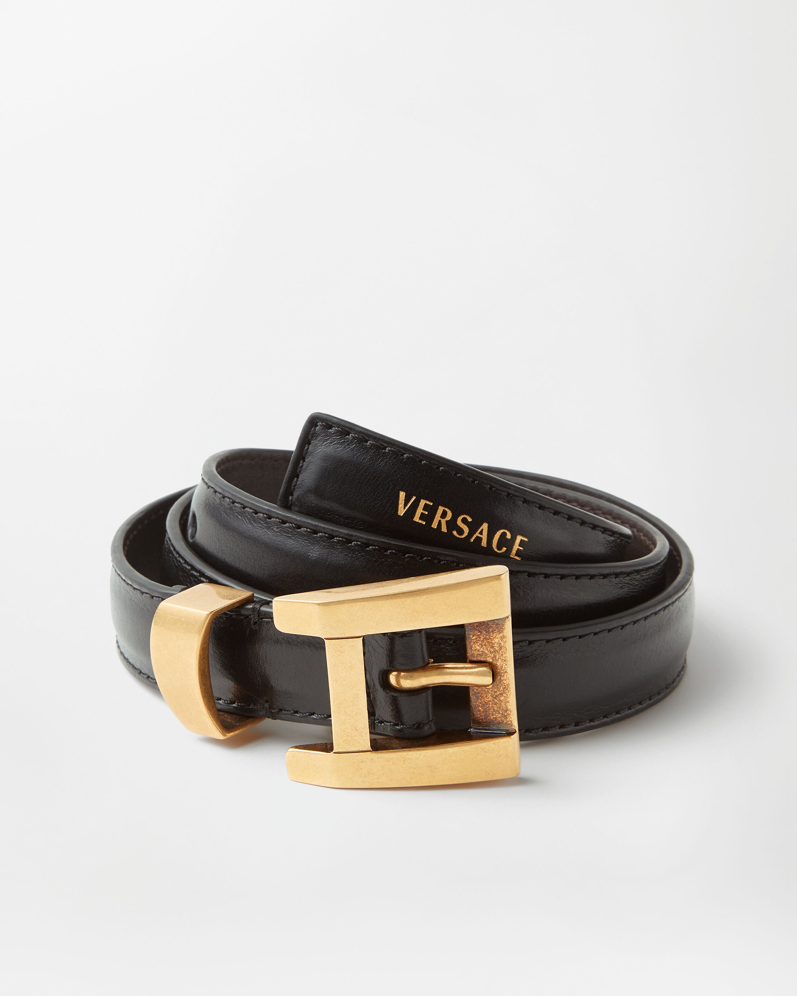 Leather Belt 2 cm | VERSACE US