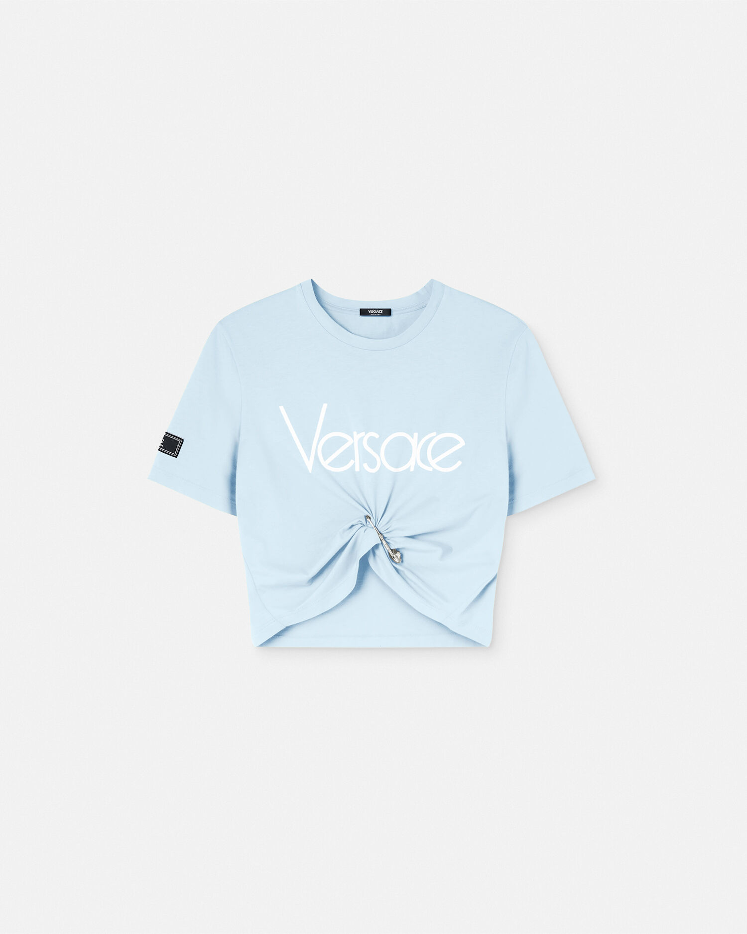 White and shop blue versace shirt