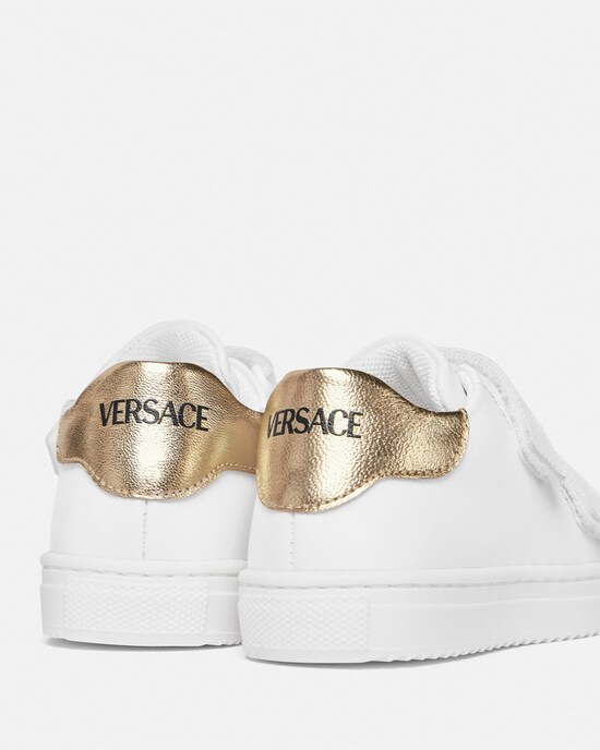 Versace Baby zapatillas Blanco+Oro 2