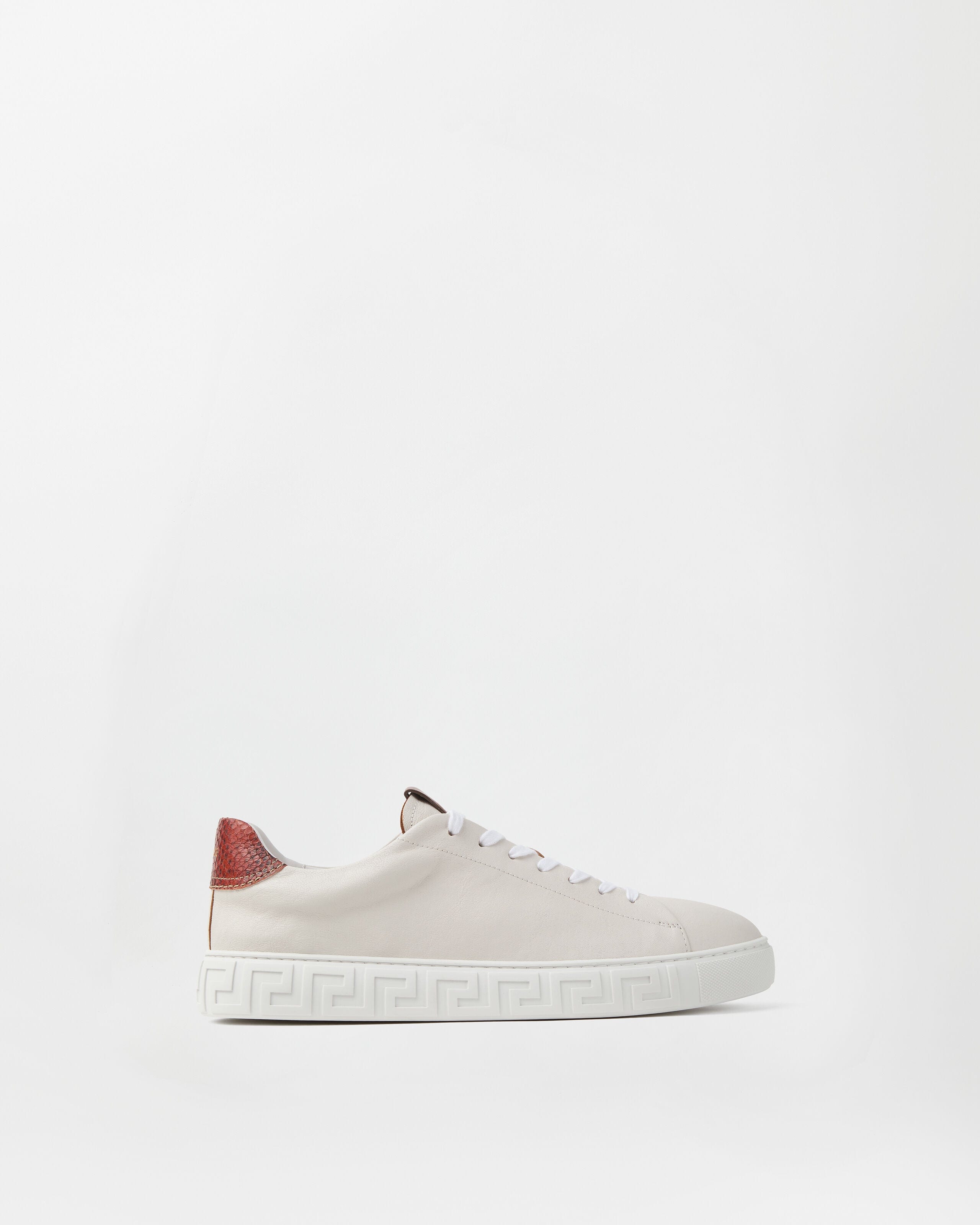 Versace greca leather sneakers