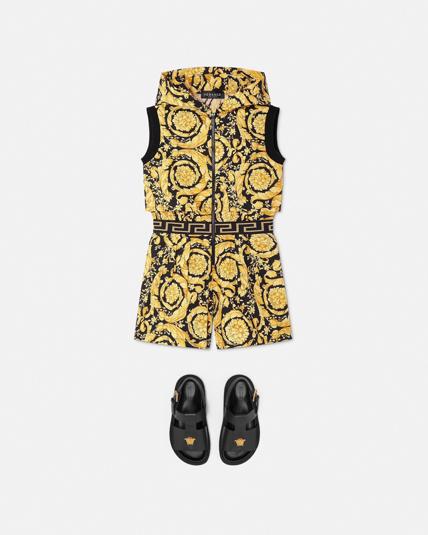 Versace hotsell sleeveless hoodie
