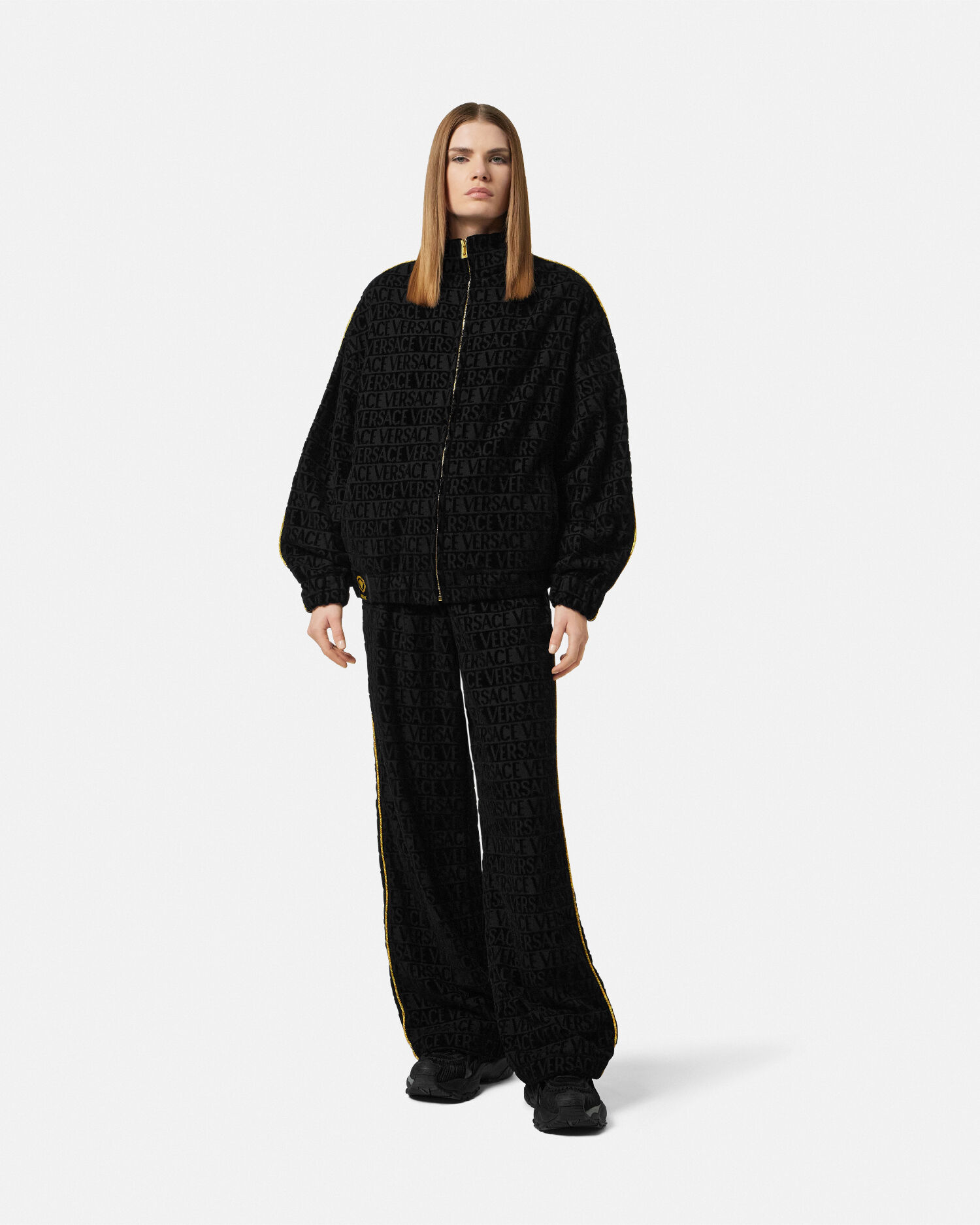 I ♡ Baroque Zip Sweatshirt | VERSACE US