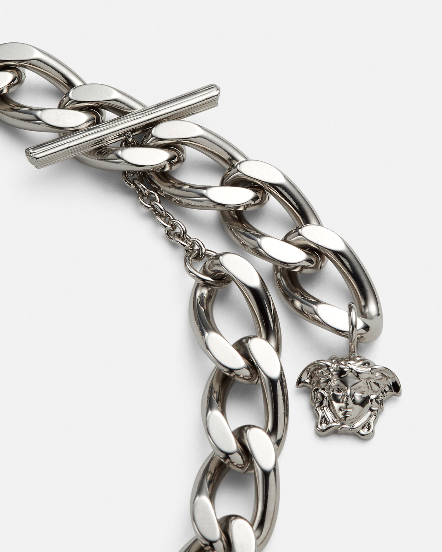 Versace silver cheap chain