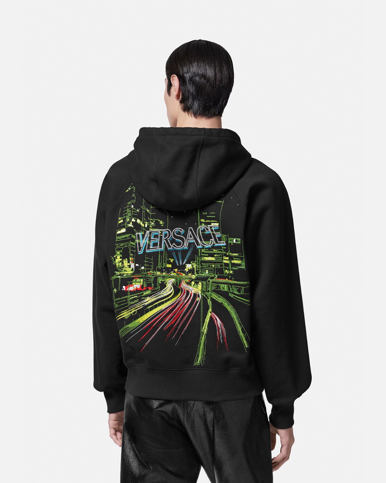 Versace zip hoodie shop