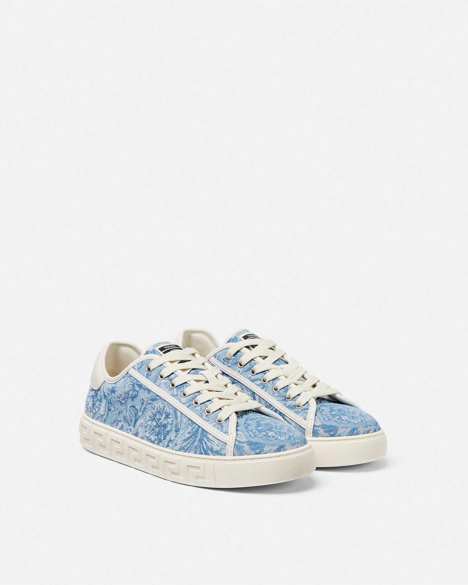 Barocco Greca Trainers Blue Versace GB