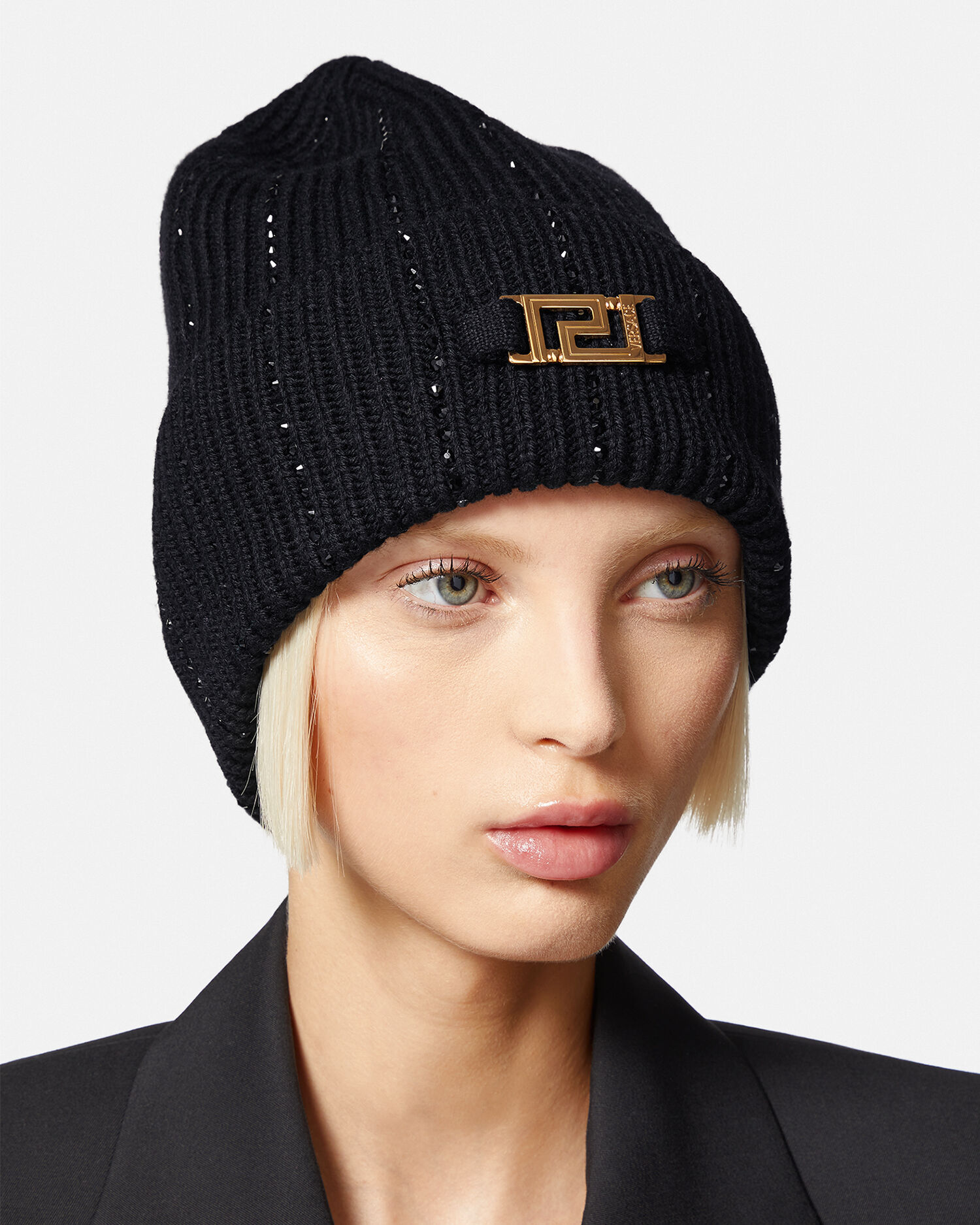 Versace shop beanie sale