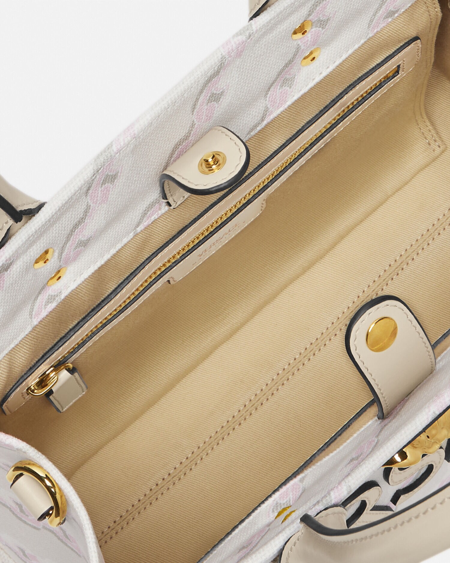 La Medusa Printed Small Canvas Tote