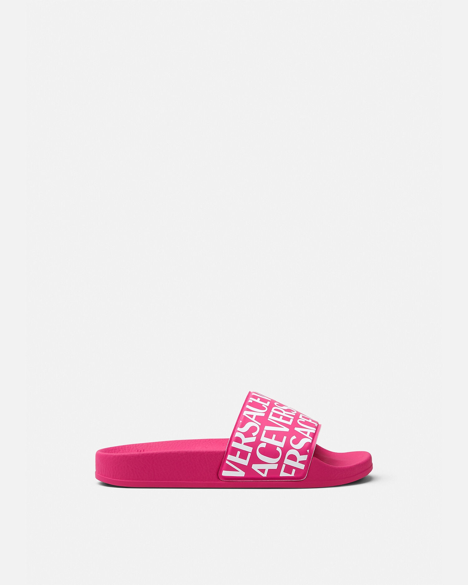 Versace Allover Kids Slides Pink Print Versace US