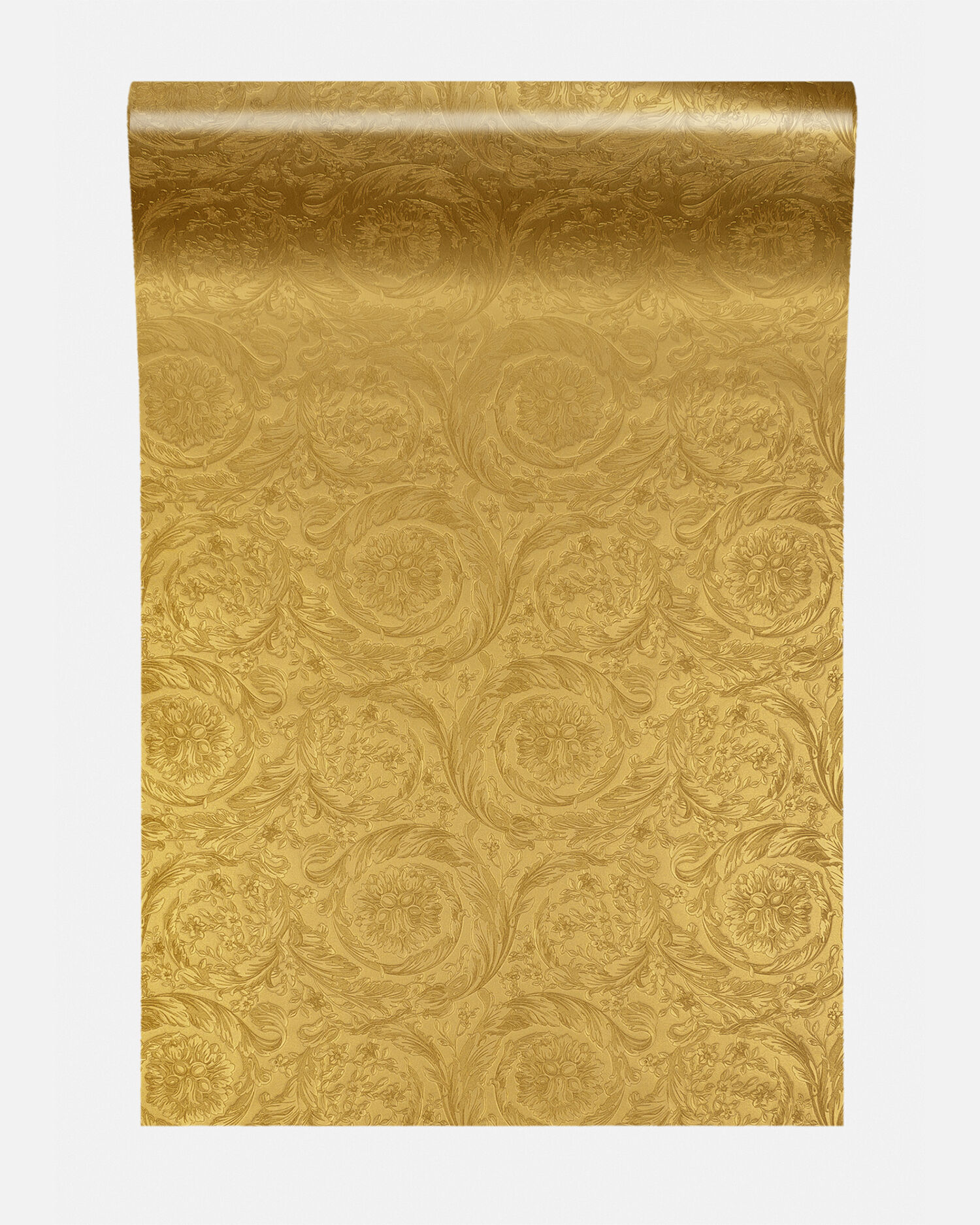 Barocco Metallics Print Wallpaper Gold | VERSACE