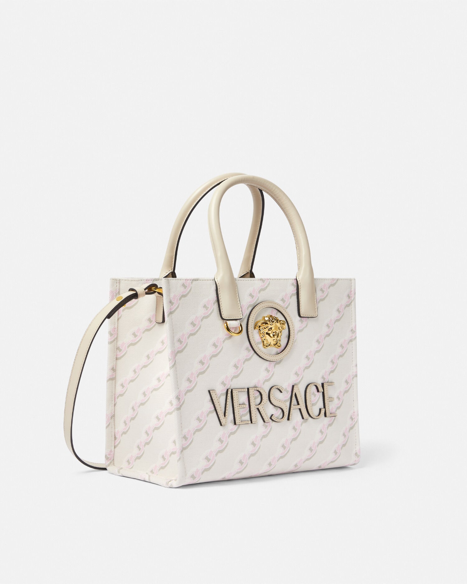 La Medusa Printed Small Canvas Tote