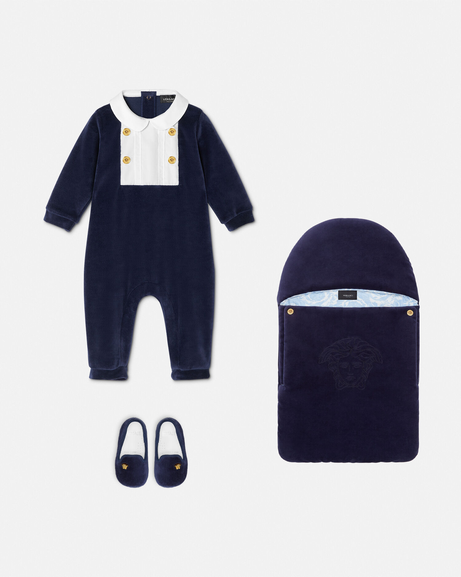 Pijama de terciopelo para beb