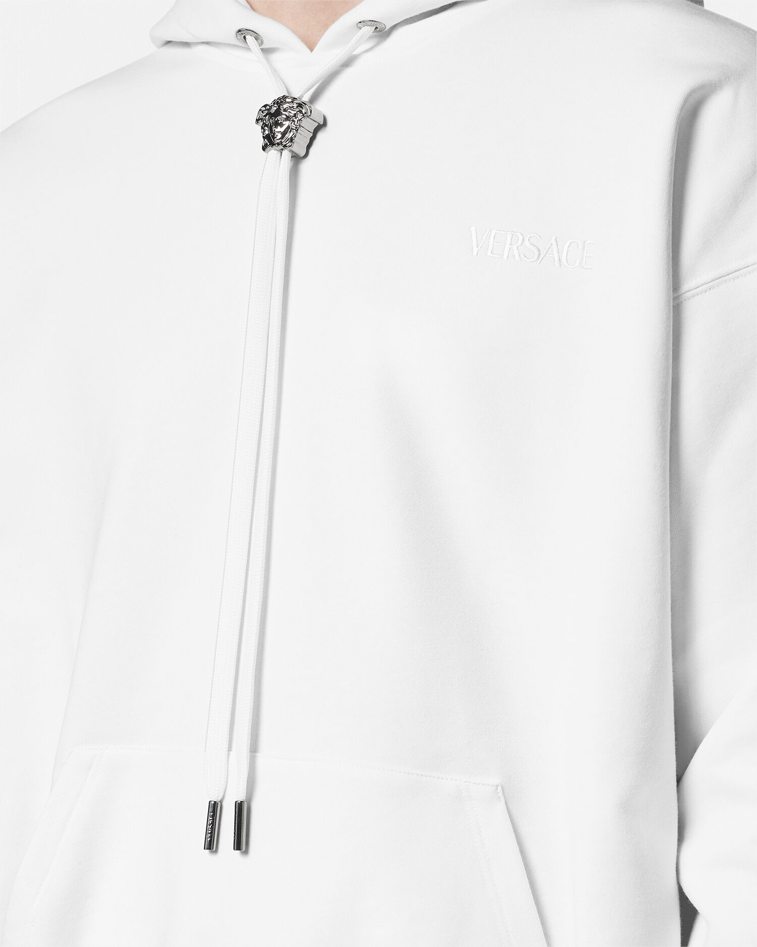 Versace hoodie sales white