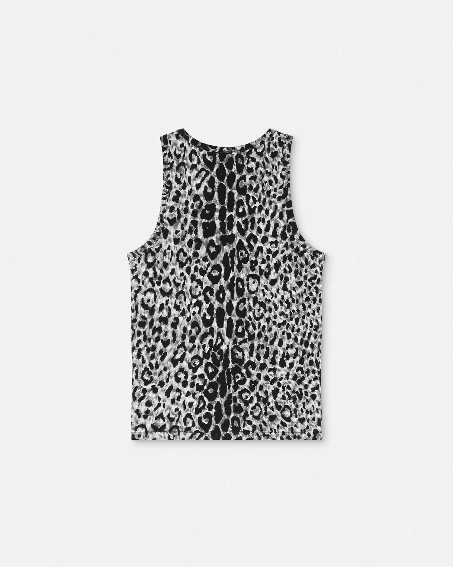 Leopard Tank Top Undershirt Animalier,Gray | VERSACE US