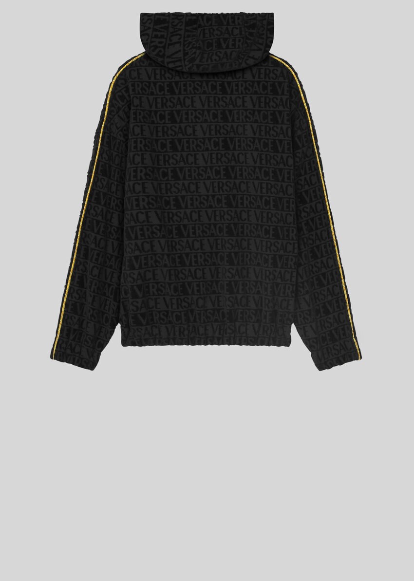 I ♡ Baroque Hoodie Black+Print 1