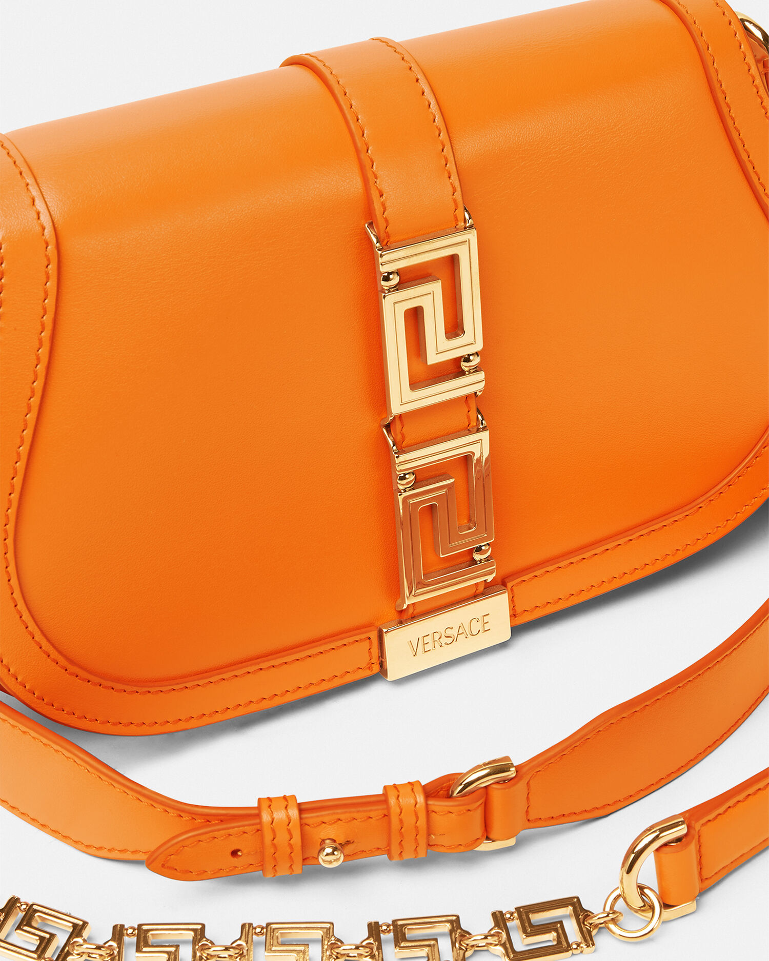 Versace outlet orange bag
