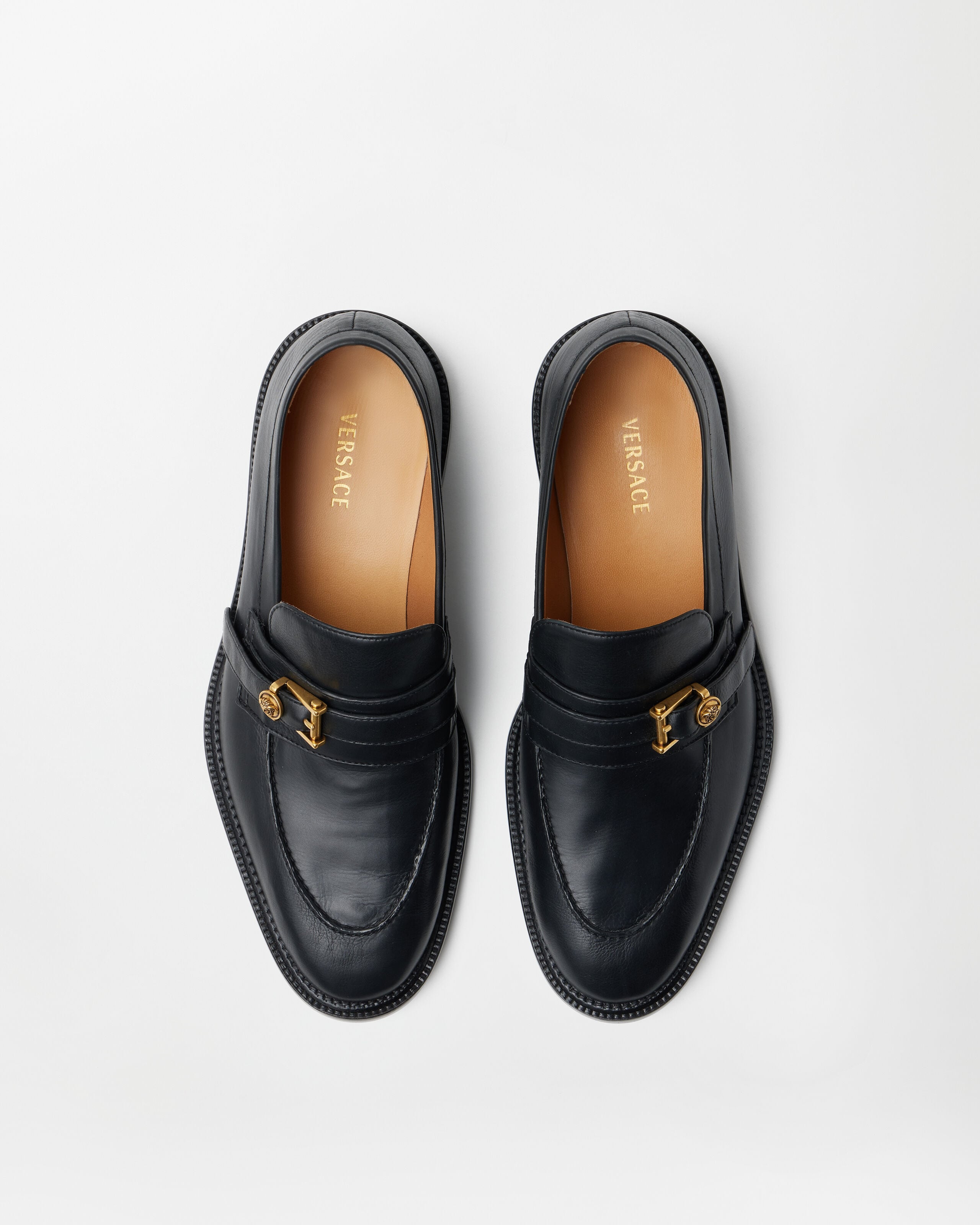 Primo Leather Loafers | VERSACE