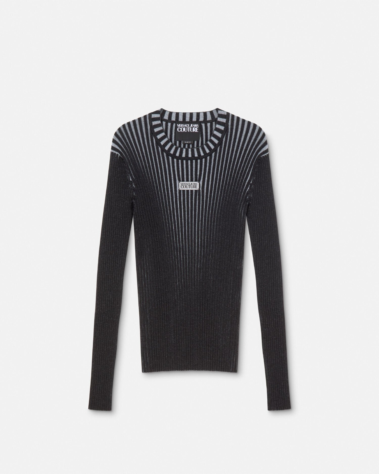 Mens slim fit black jumper deals