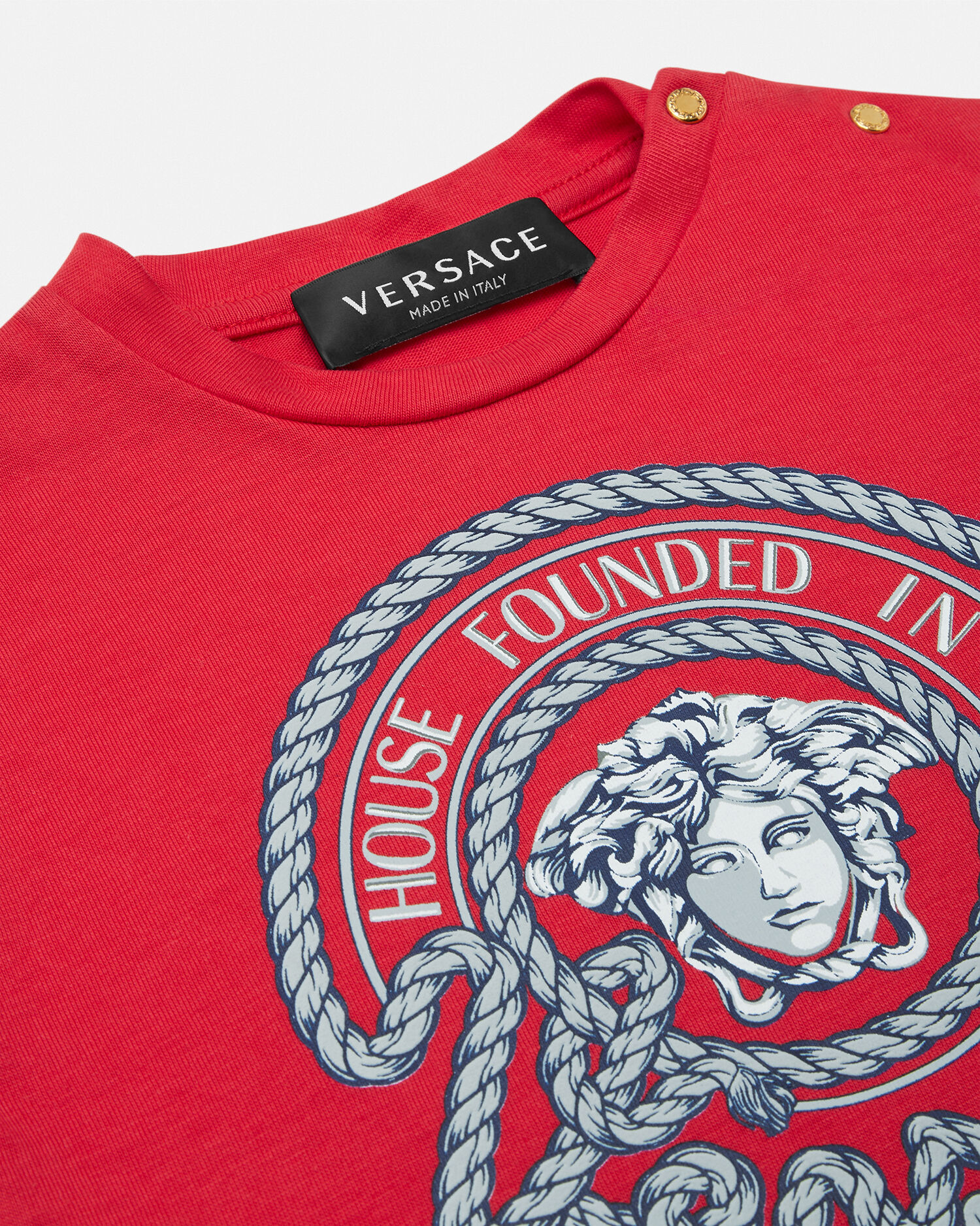 Versace red t shirt store