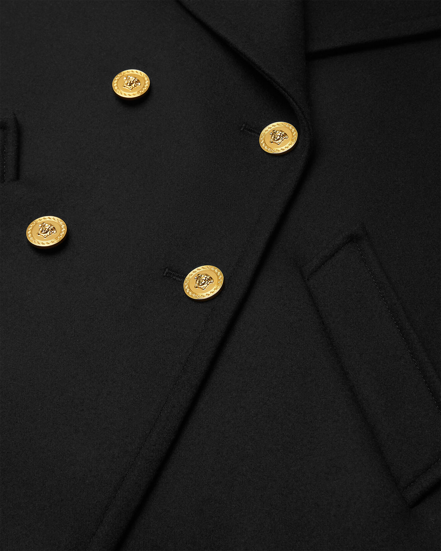 Versace peacoat cheap