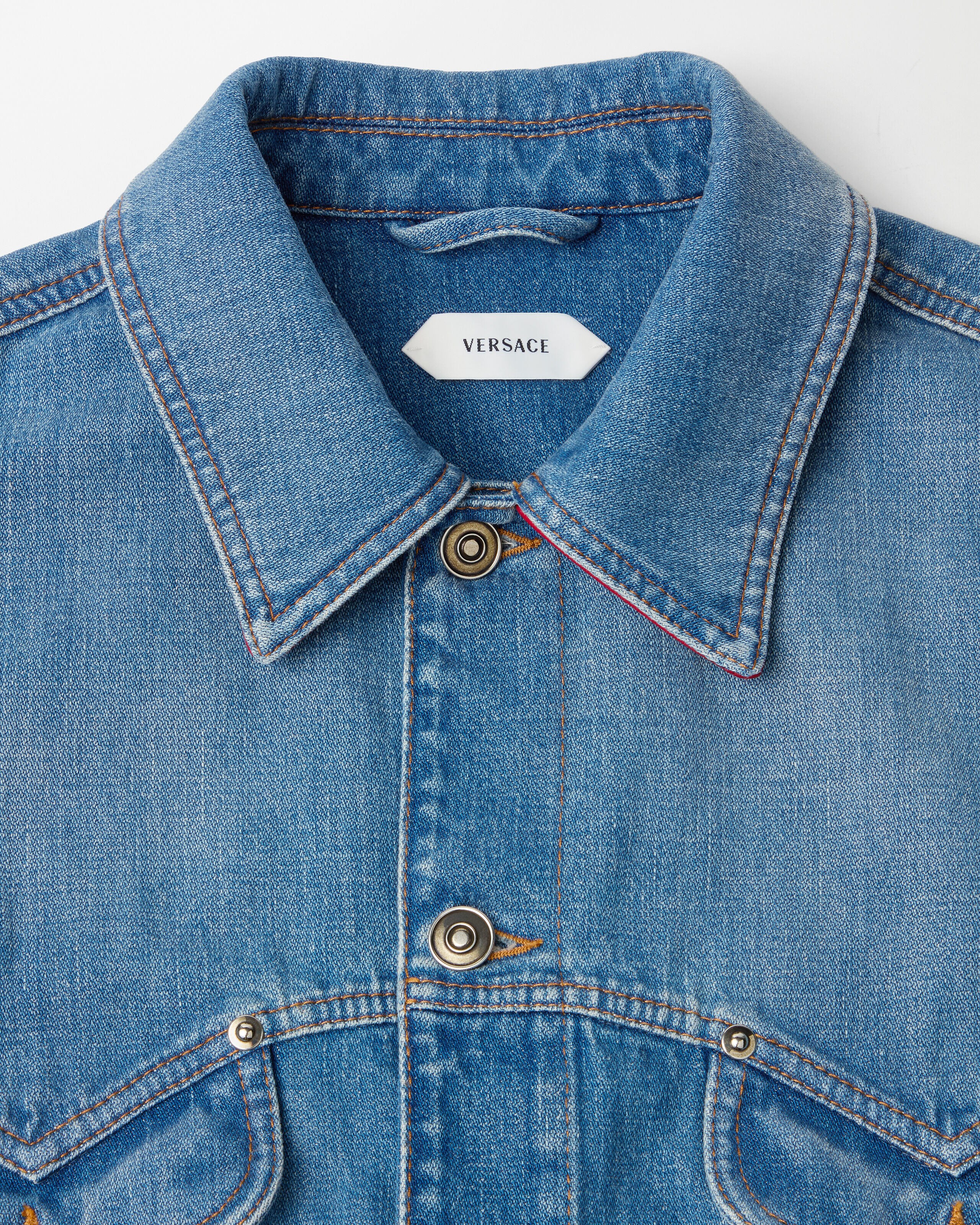 Denim Blouson Blue | VERSACE US