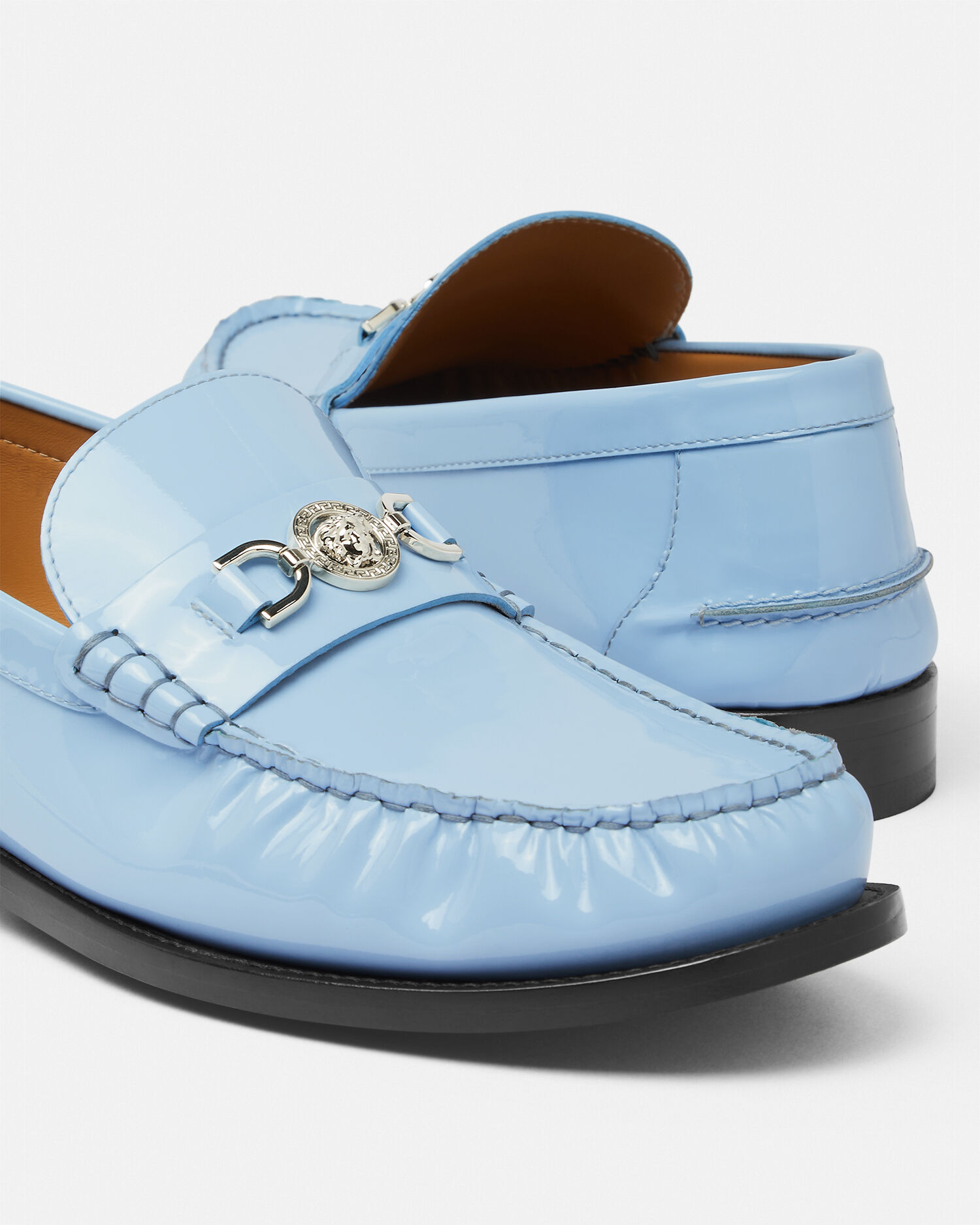 Versace collection top medusa loafers