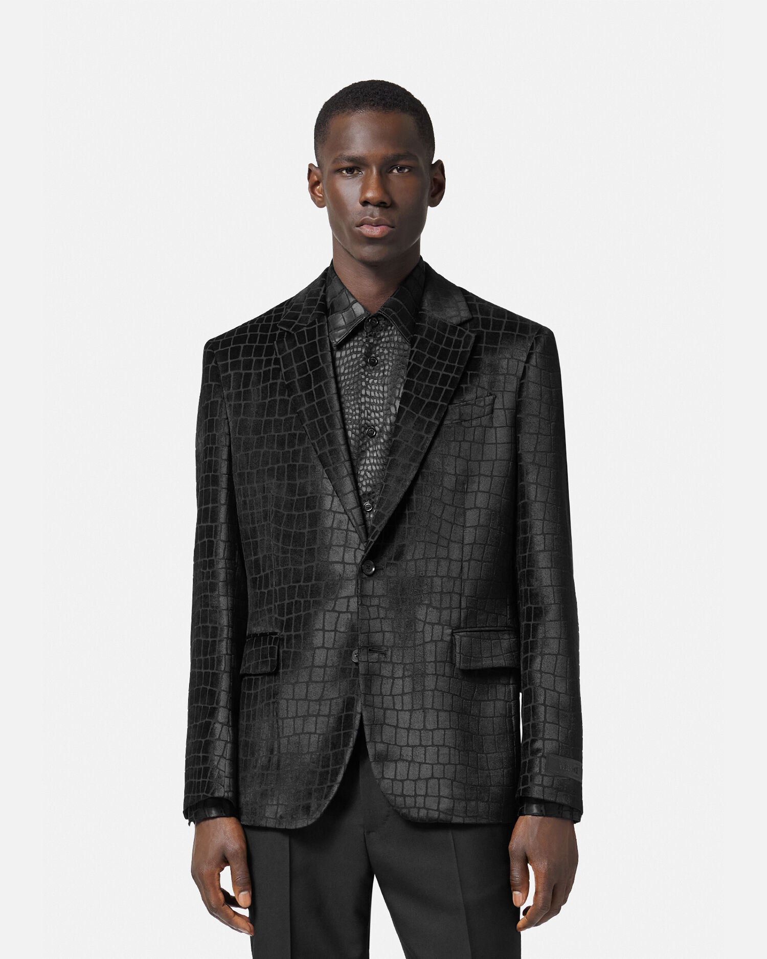 Versace blazer mens outlet