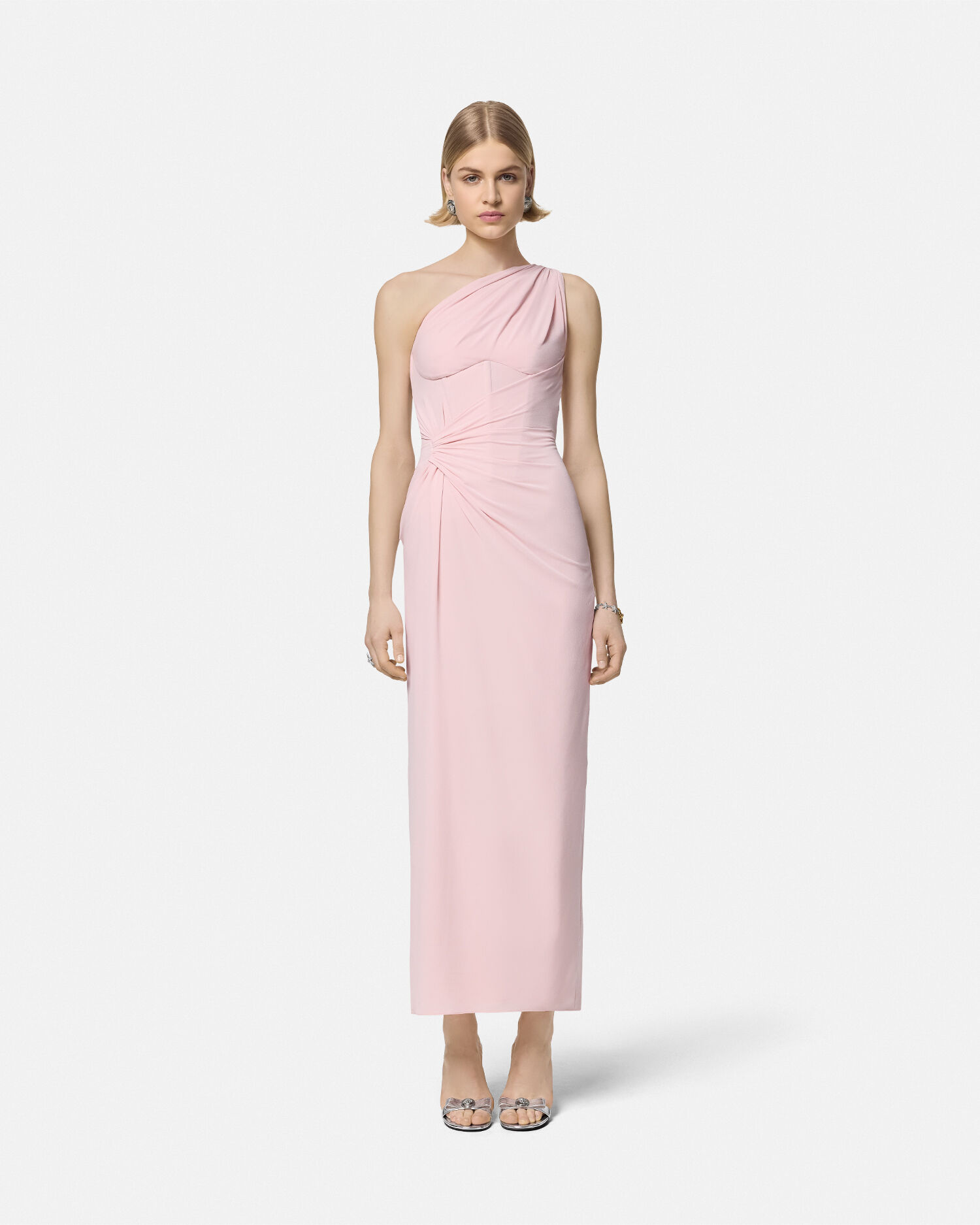 Versace one shoulder dress best sale