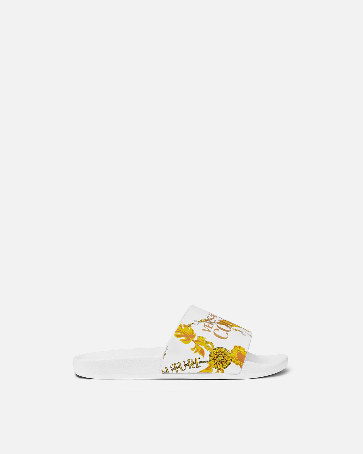 Versace sliders sale white