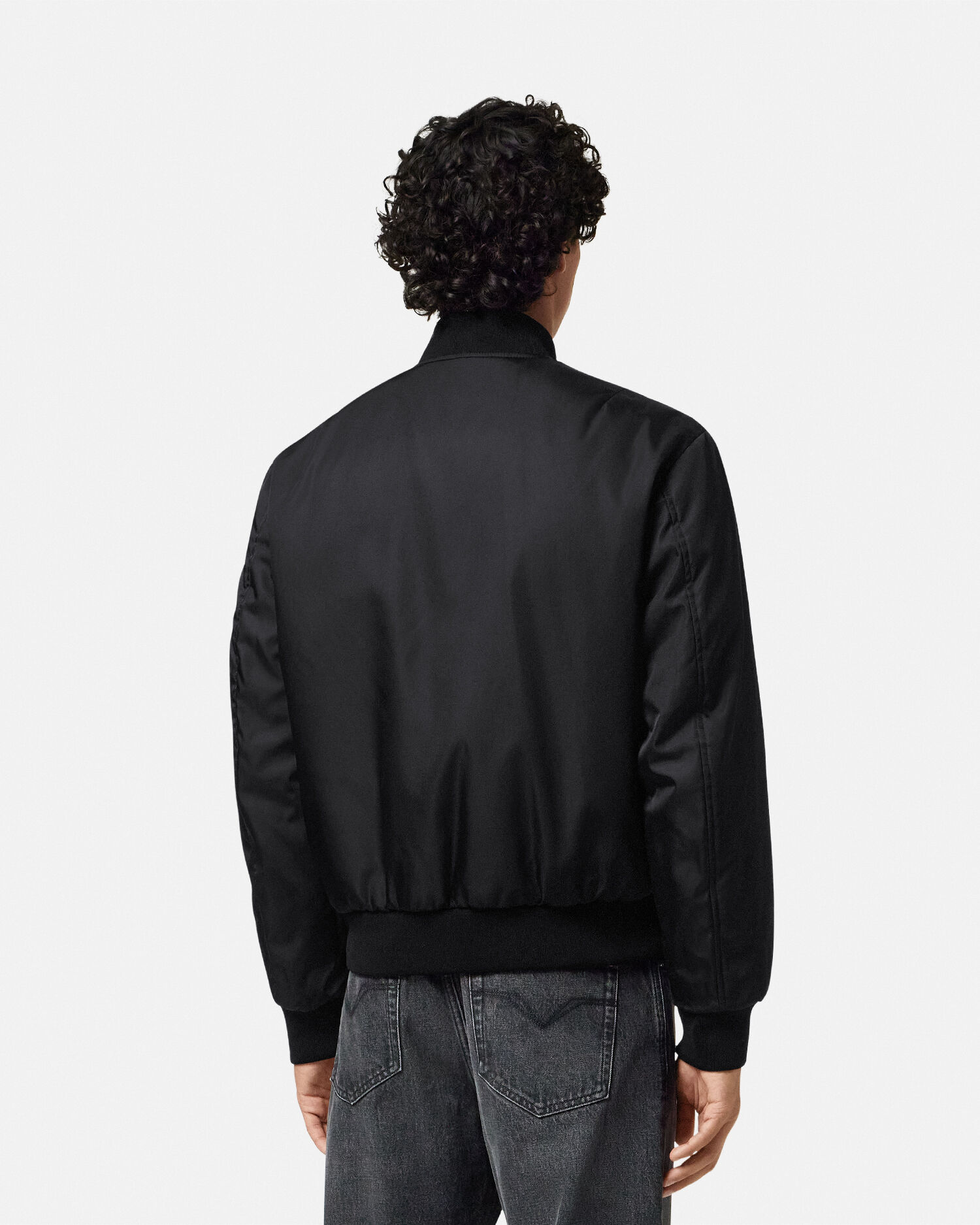 Medusa Chains Reversible Bomber Jacket | VERSACE US